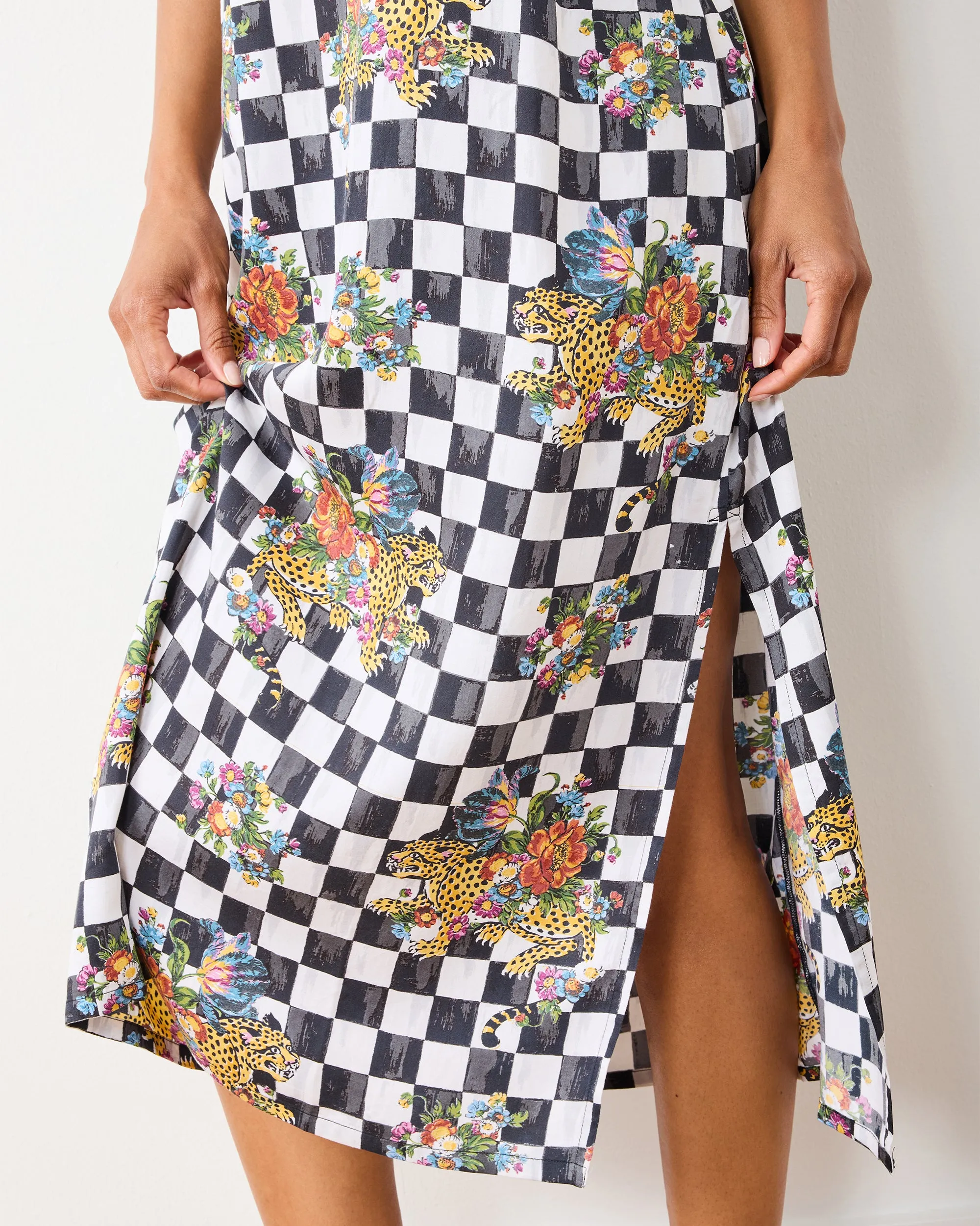 Courtly Check Bagheera - Eco Satin Chic to Sleep Nightie - Floral sold by Printfresh product image thumbnail 3