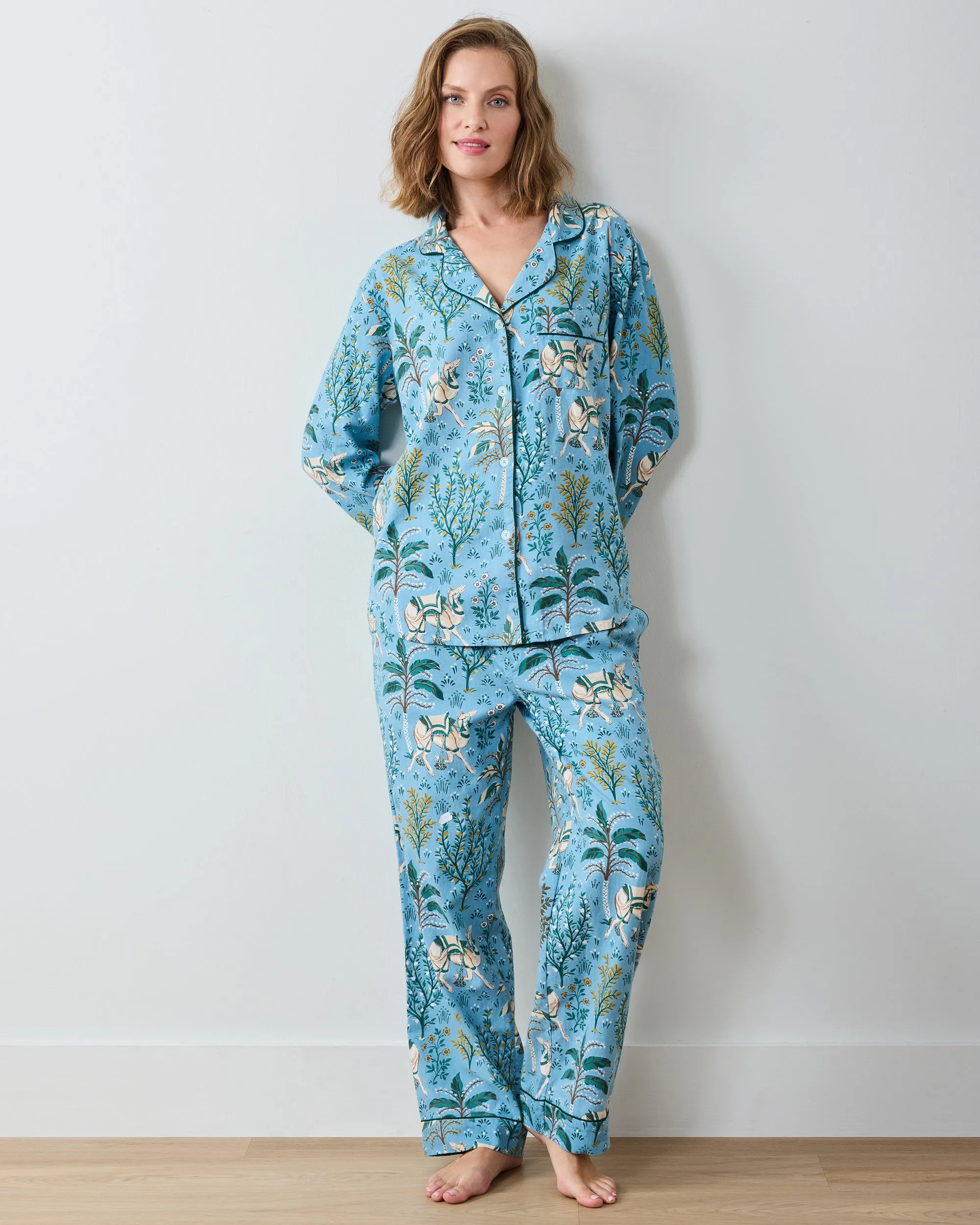 Bagheera & Camel's Courtyard - Lightweight Flannel PJ Set Bundle - Multi sold by Printfresh product image thumbnail 2