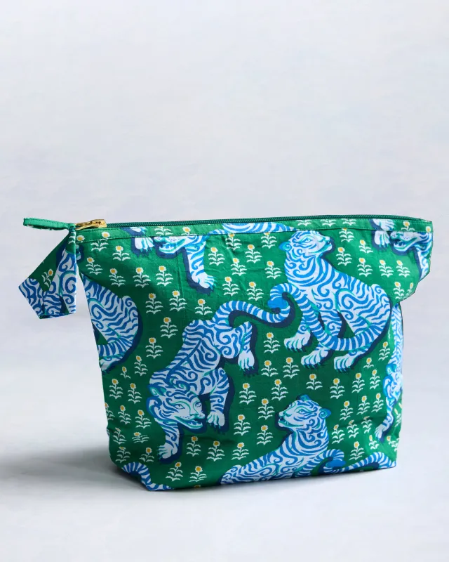 Tiger Queen - Essentials Pouch- Jade sold by Printfresh