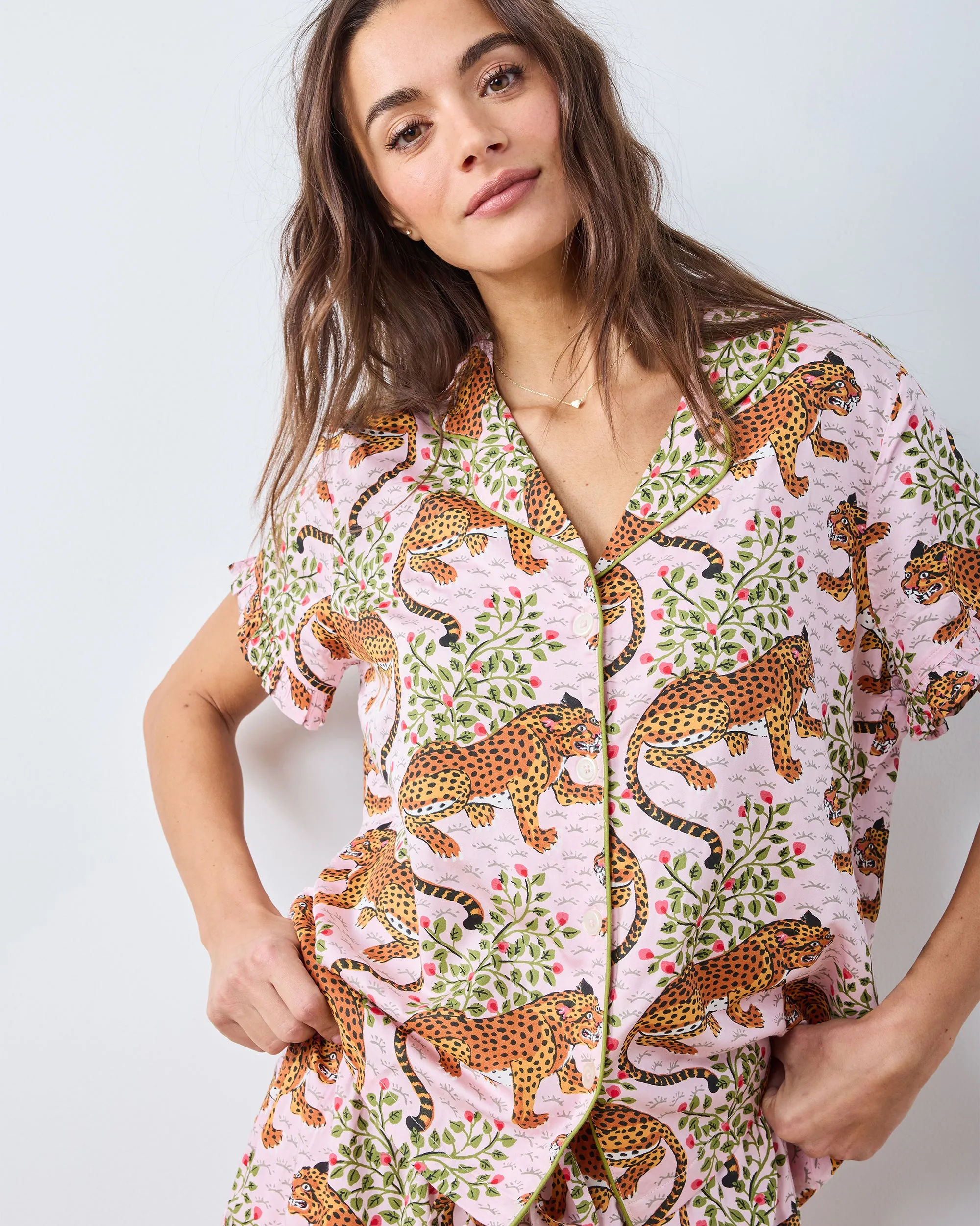 Bagheera - Eco Satin Ruffle Set - Blush sold by Printfresh product image thumbnail 2