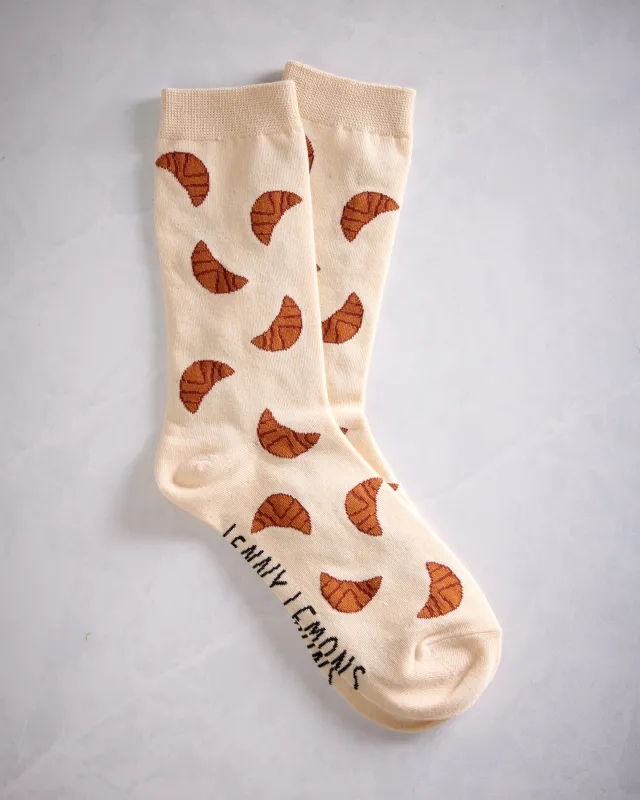 Jenny Lemons - Croissant Crew Sock - Croissant Combo made by Printfresh