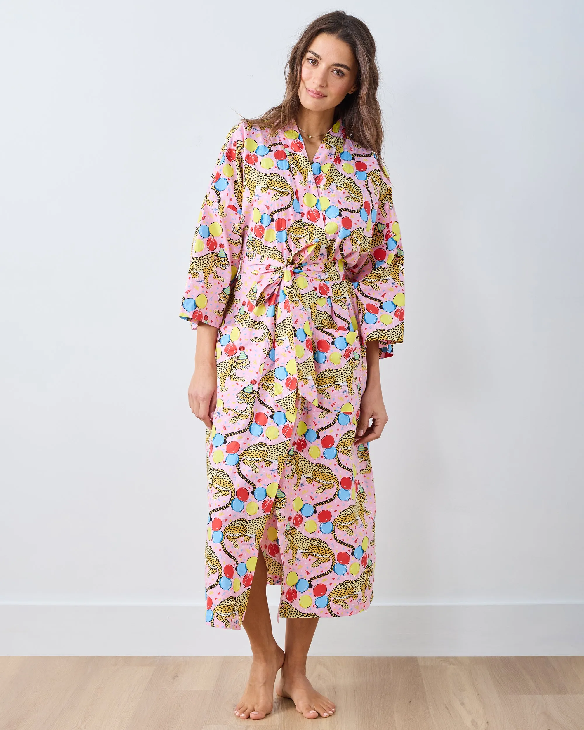 Birthday Bagheera - Long Robe - Pink Confetti sold by Printfresh product image thumbnail 3