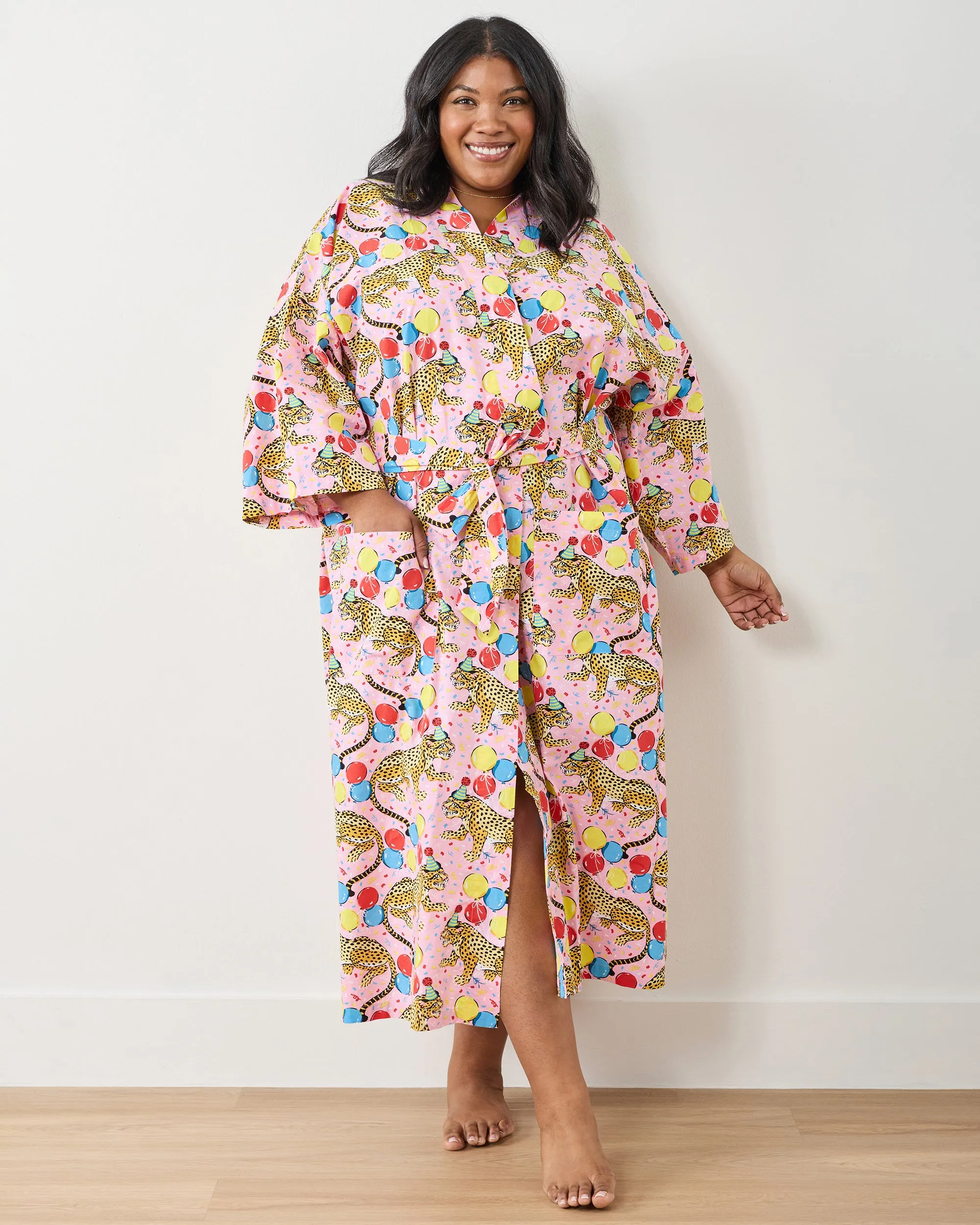 Birthday Bagheera - Long Robe - Pink Confetti sold by Printfresh