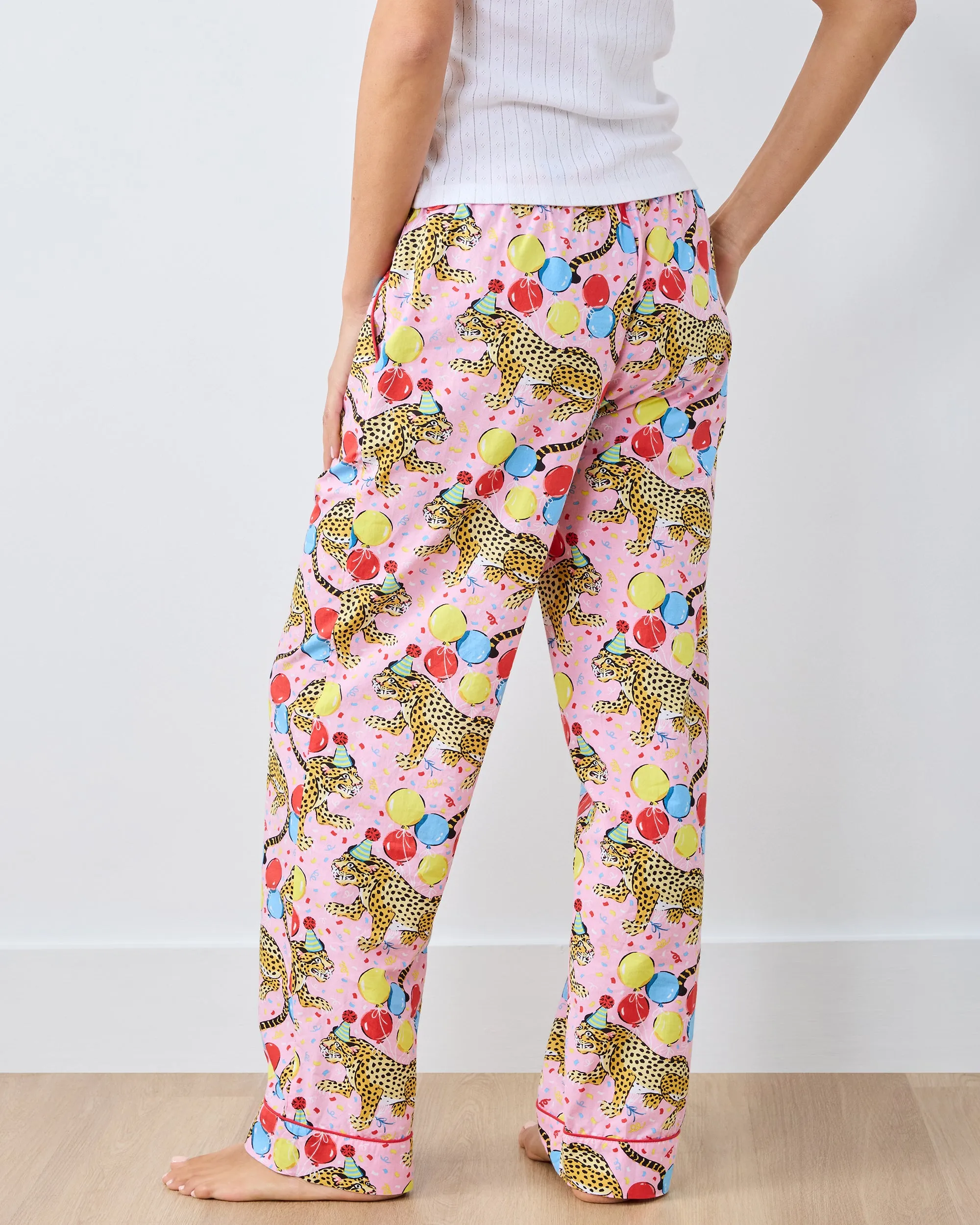 Birthday Bagheera - PJ Pant - Pink Confetti sold by Printfresh product image thumbnail 3
