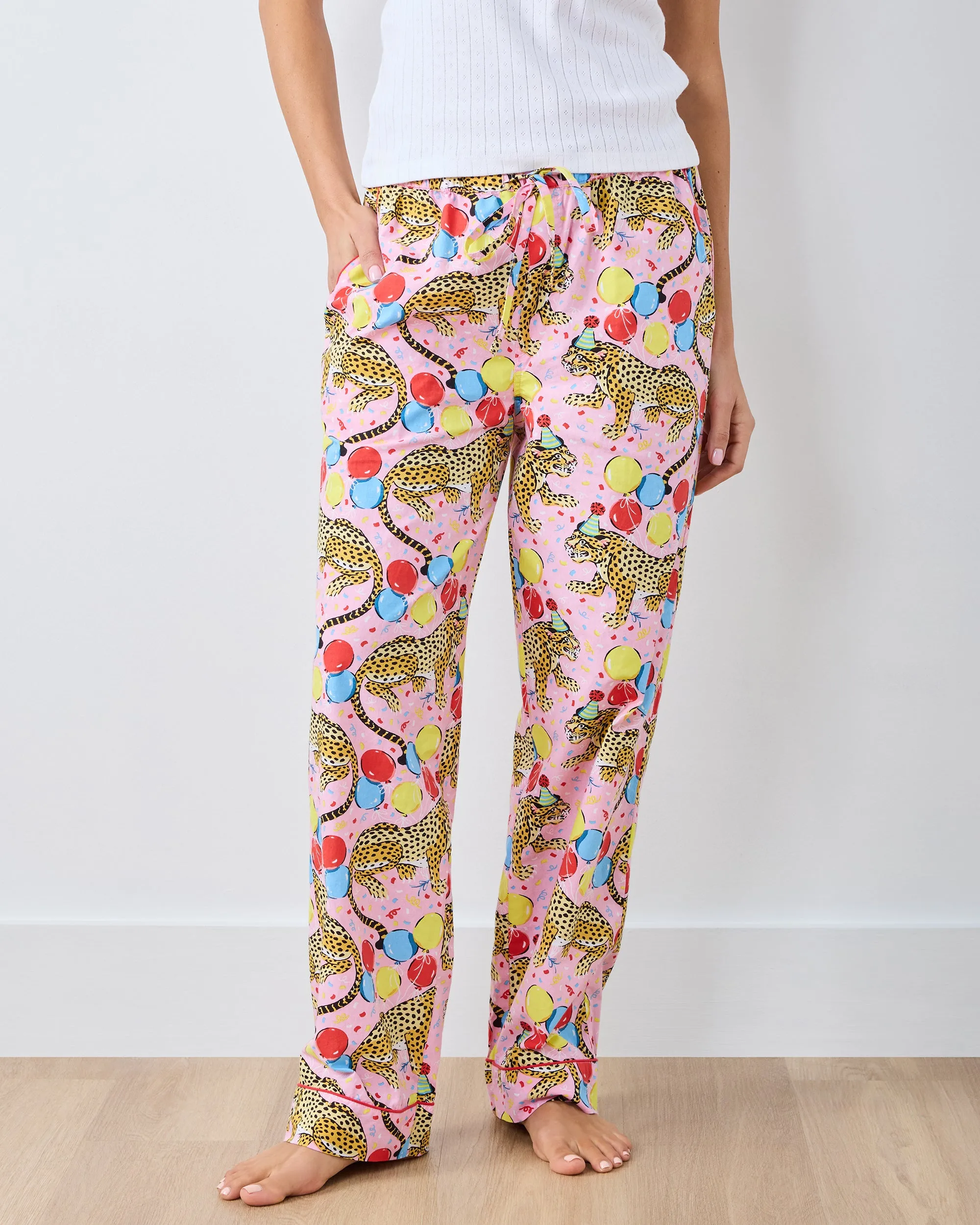 Birthday Bagheera - PJ Pant - Pink Confetti sold by Printfresh product image thumbnail 5