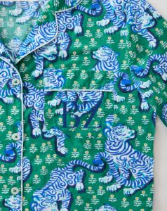 Tiger Queen - Sleep Shirt - Jade sold by Printfresh
