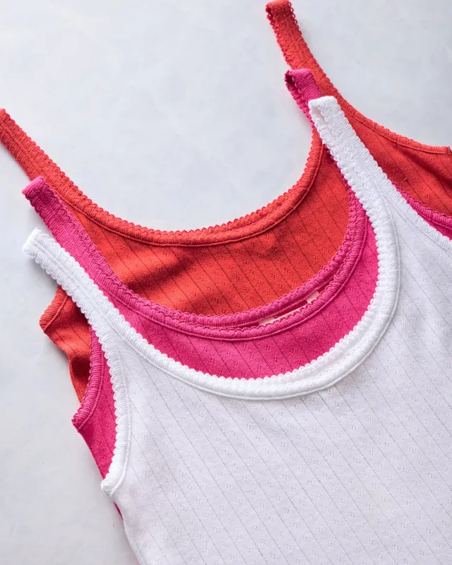 Multi - Esme Trio - Knit Tanks made by Printfresh