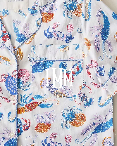 Pretty Pinchers - Short Sleeve Top & Cropped Pants Set - Cloud sold by Printfresh