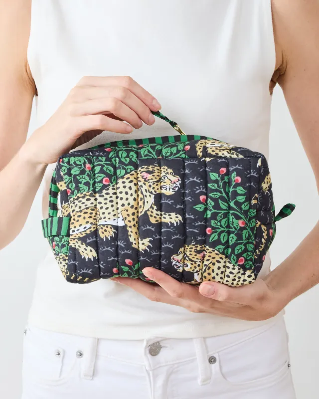 Bagheera - Quilted Pouch - Ink sold by Printfresh