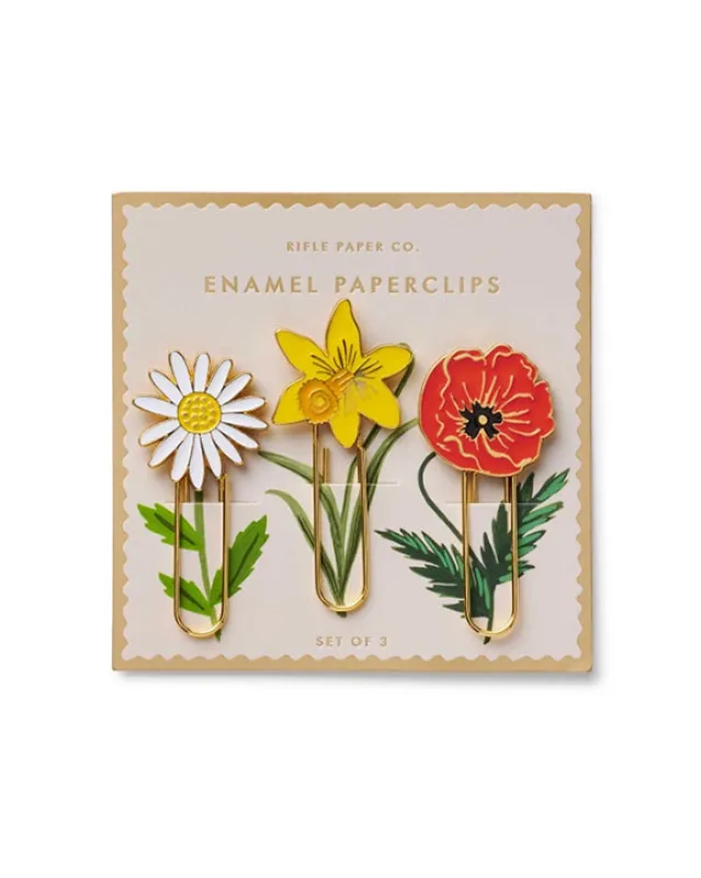 Garden Study - Garden Study Enamel Paper Clip Set - Rifle Paper Co. made by Printfresh