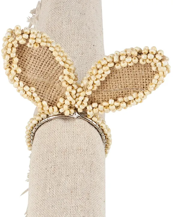 Ivory - Bunny Ear Napkin Ring - Primitives by Kathy sold by Printfresh product image thumbnail 2