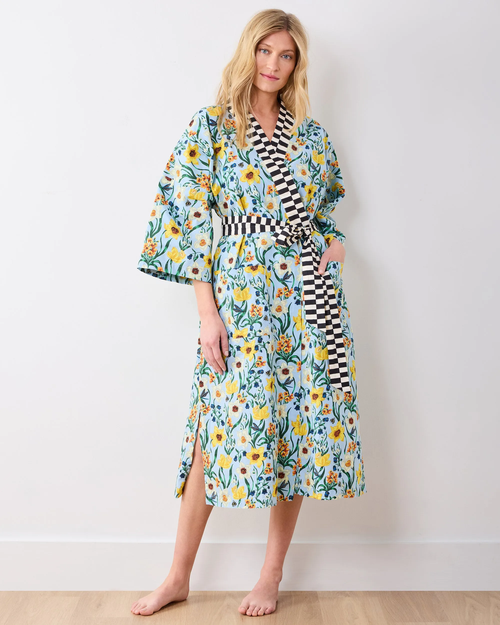 Dreamy Daffodil - Long Robe - Moonwater sold by Printfresh product image thumbnail 2