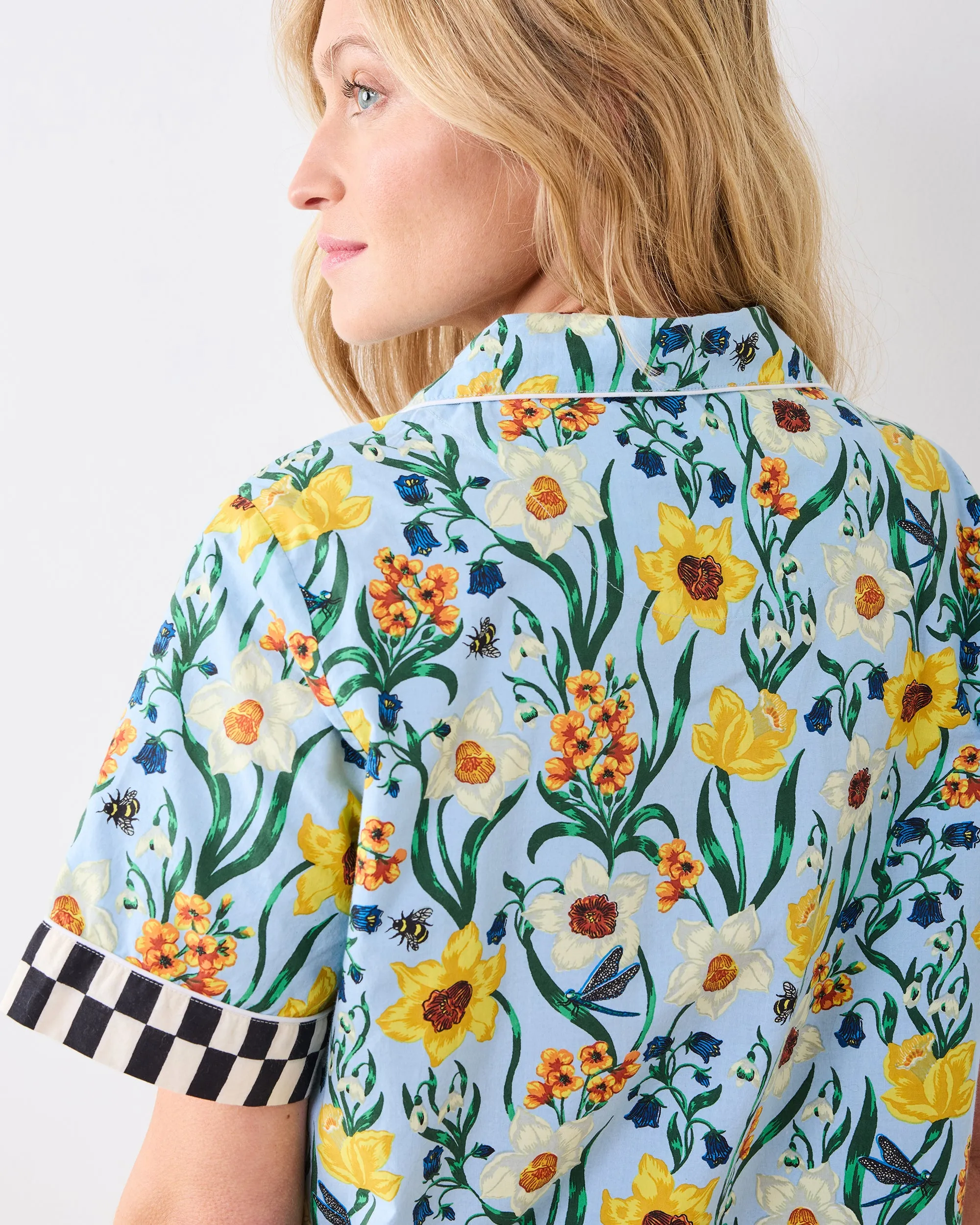 Dreamy Daffodil - Short PJ Set - Moonwater sold by Printfresh product image thumbnail 5