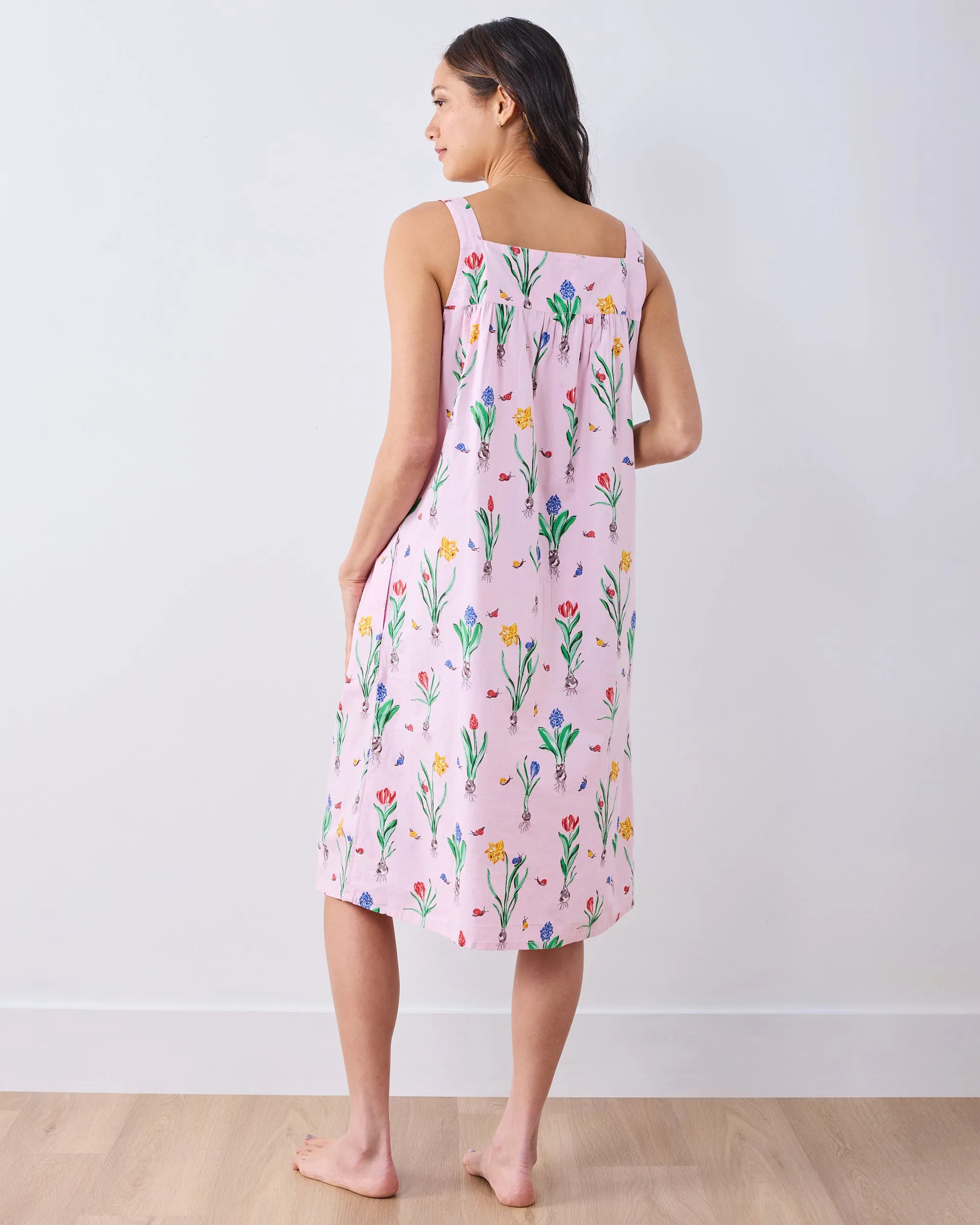 Tulip Trail - Back To Bed Nightgown - Blush sold by Printfresh product image thumbnail 4