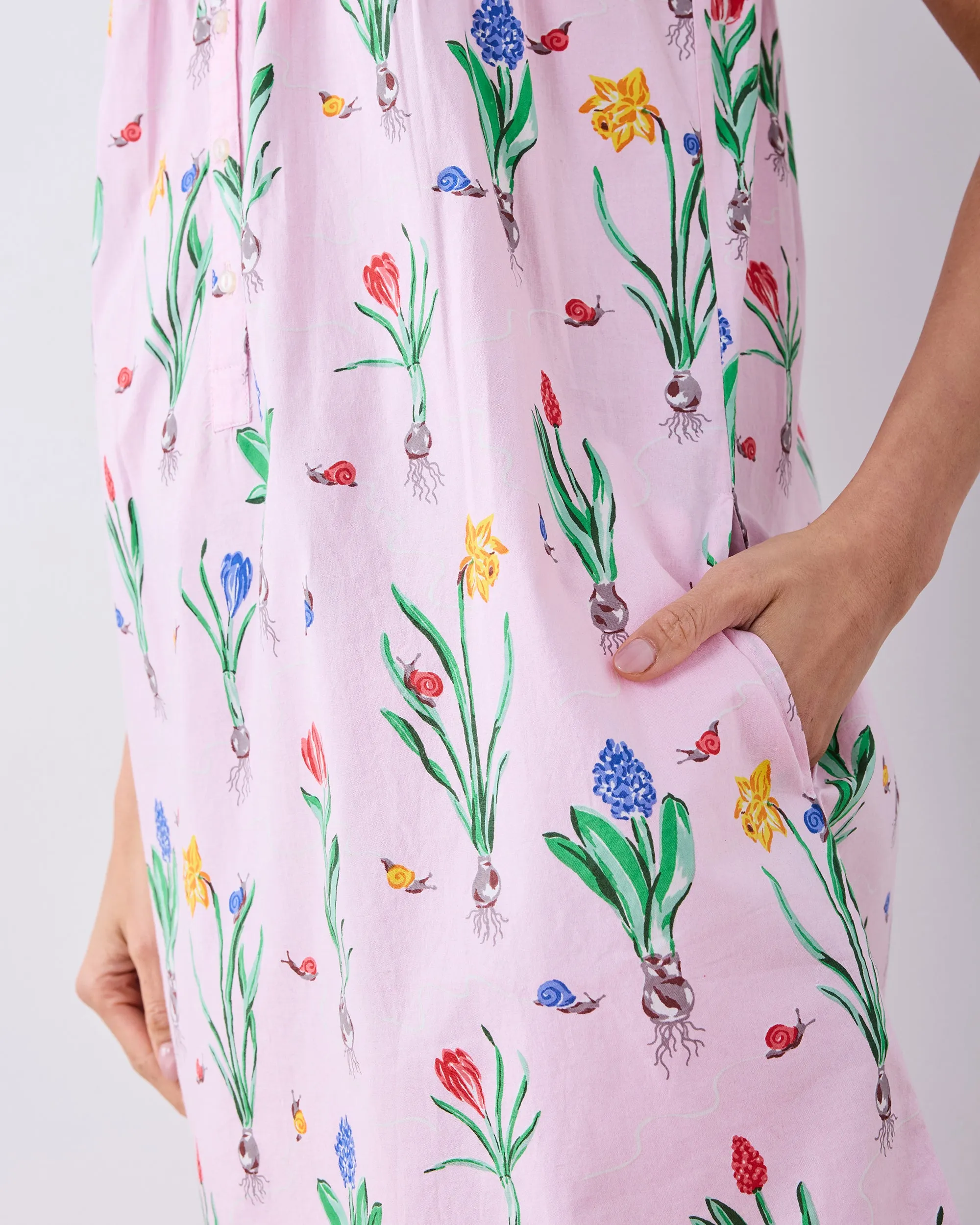 Tulip Trail - Back To Bed Nightgown - Blush sold by Printfresh product image thumbnail 3