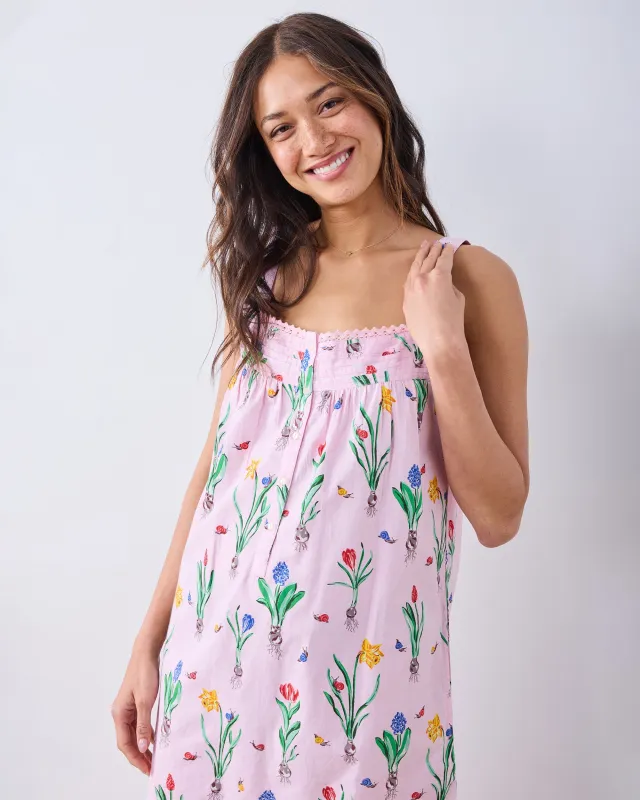 Tulip Trail - Back To Bed Nightgown - Blush sold by Printfresh