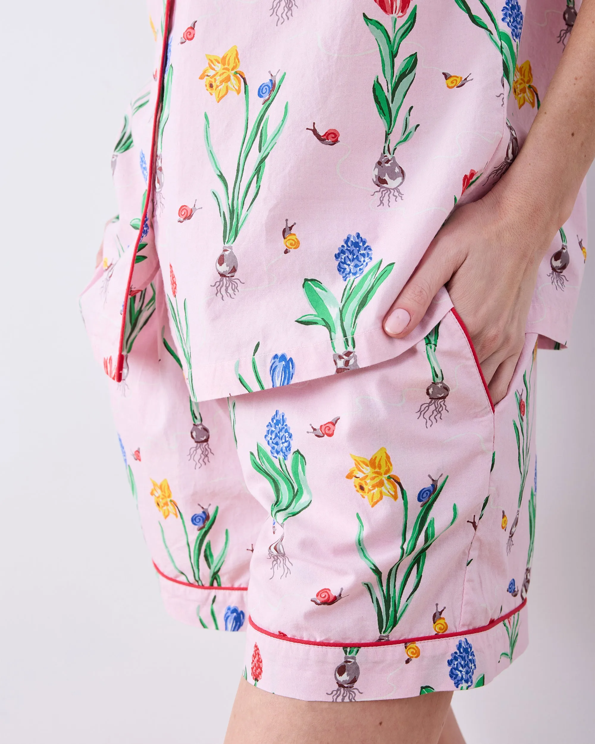 Tulip Trail - Short PJ Set - Blush sold by Printfresh product image thumbnail 3