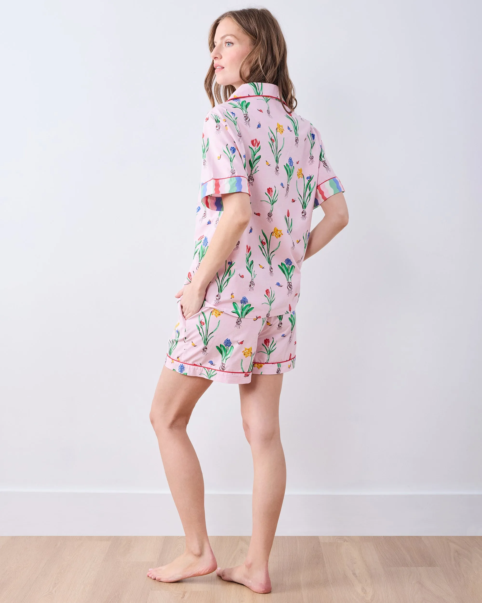 Tulip Trail - Short PJ Set - Blush sold by Printfresh product image thumbnail 4