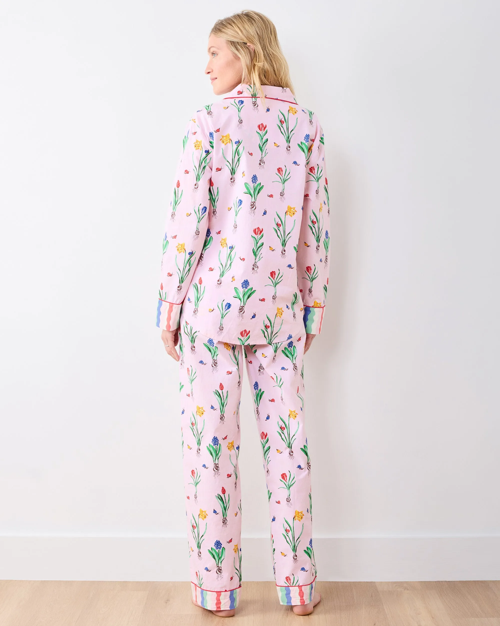 Tulip Trail - Long PJ Set - Blush sold by Printfresh product image thumbnail 4