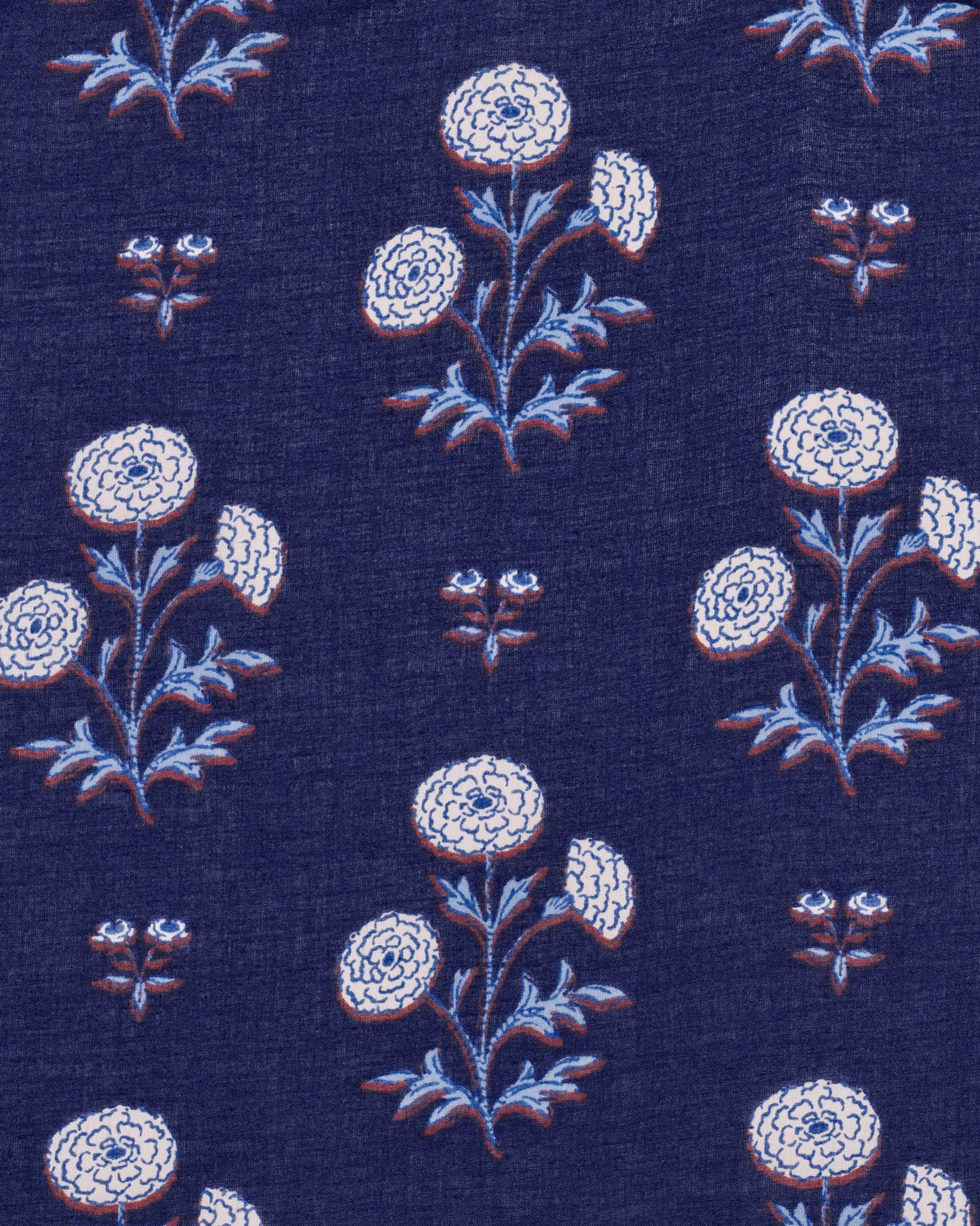 Marigold Bloom - Katie Blouse - Midnight Tide sold by Printfresh product image thumbnail 5