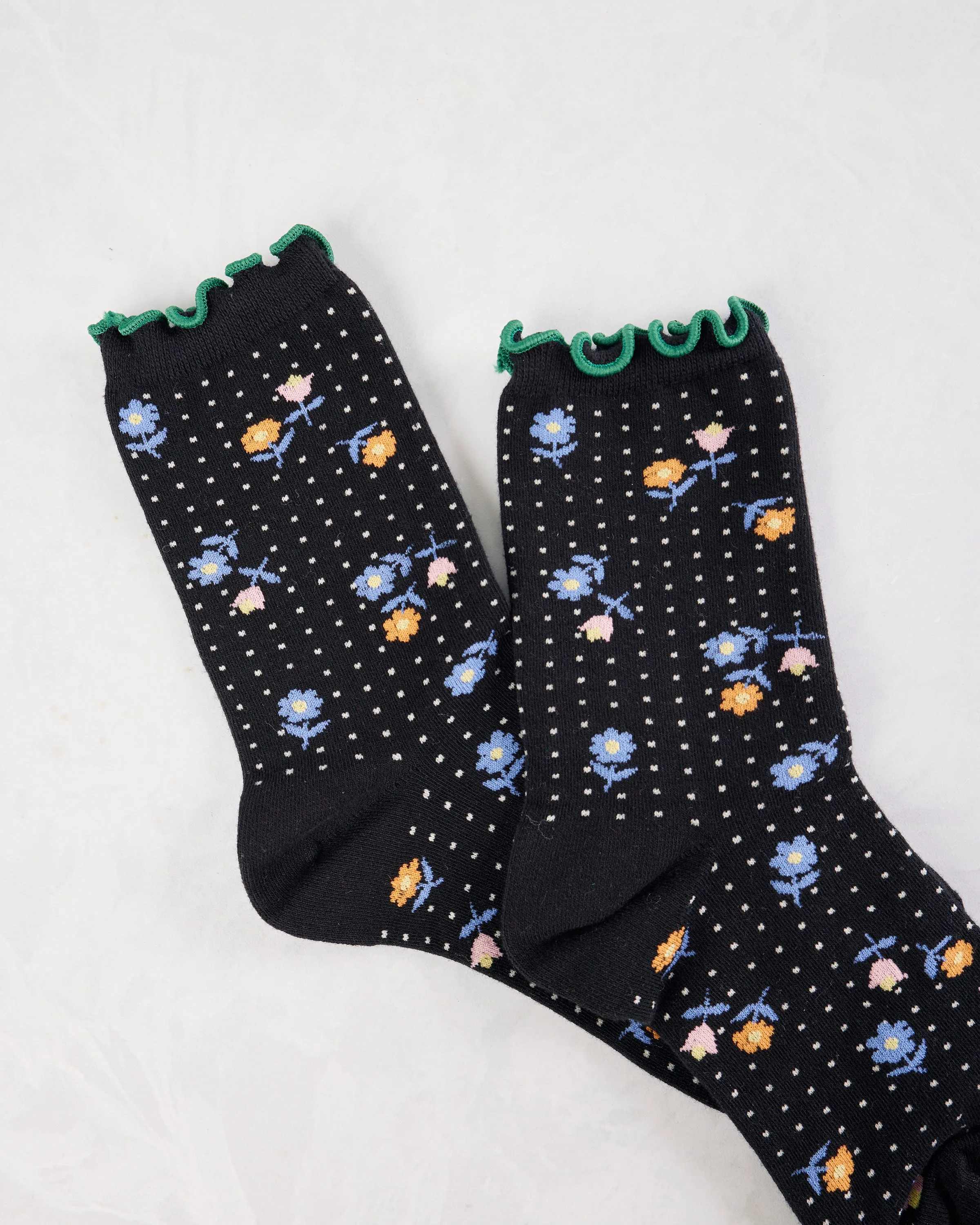 Black - Dottie Floral Crew - Hansel from Basel sold by Printfresh product image thumbnail 3