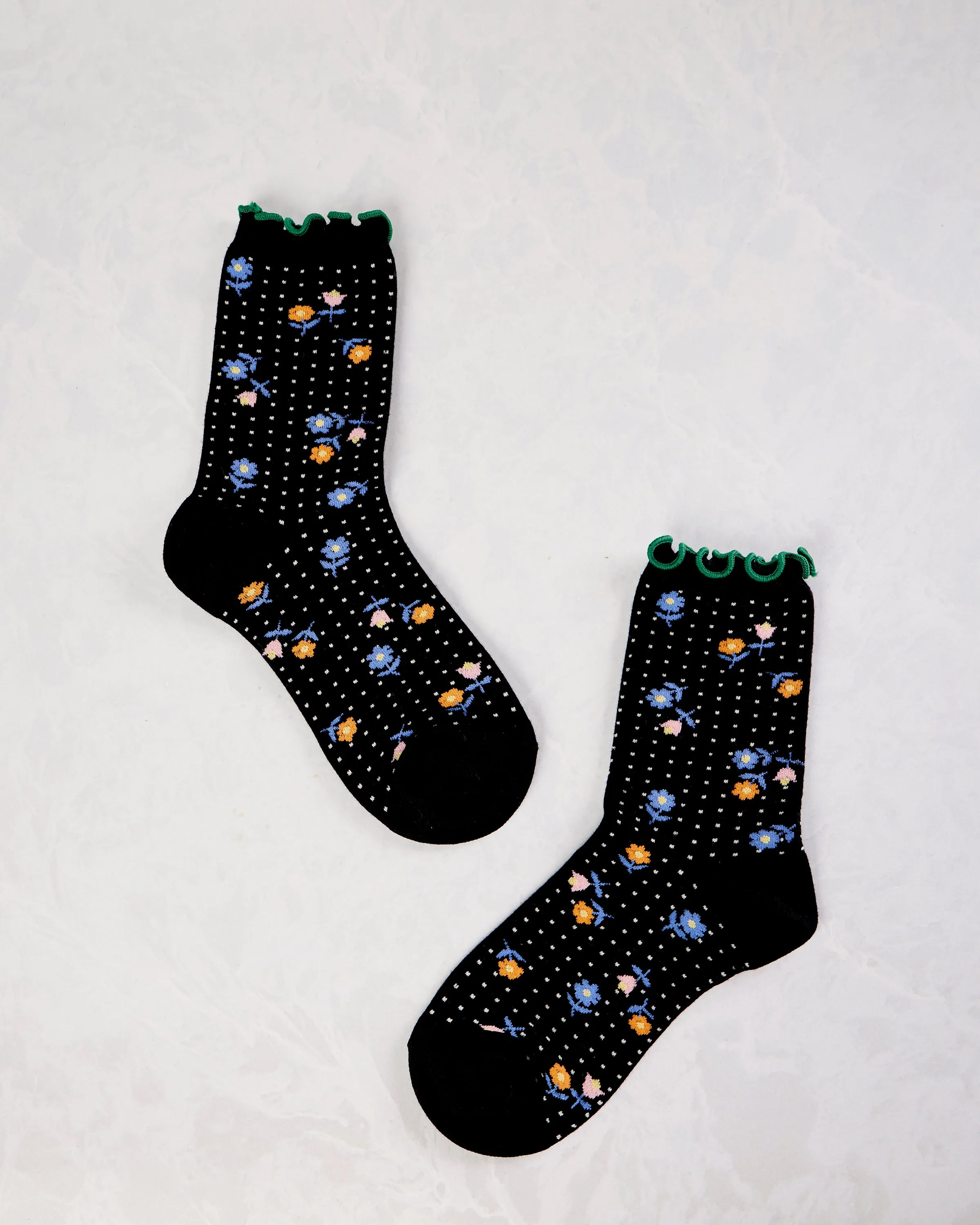 Black - Dottie Floral Crew - Hansel from Basel sold by Printfresh product image thumbnail 2