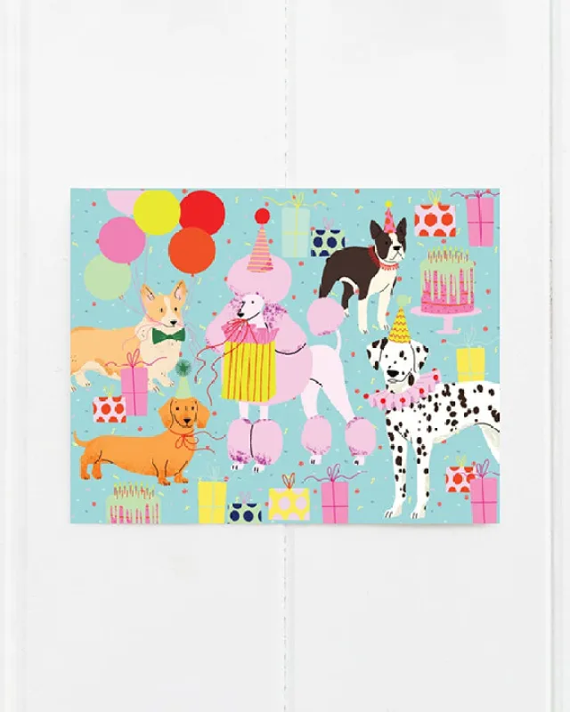 Multi - Birthday Dogs Card - Olive & Company sold by Printfresh