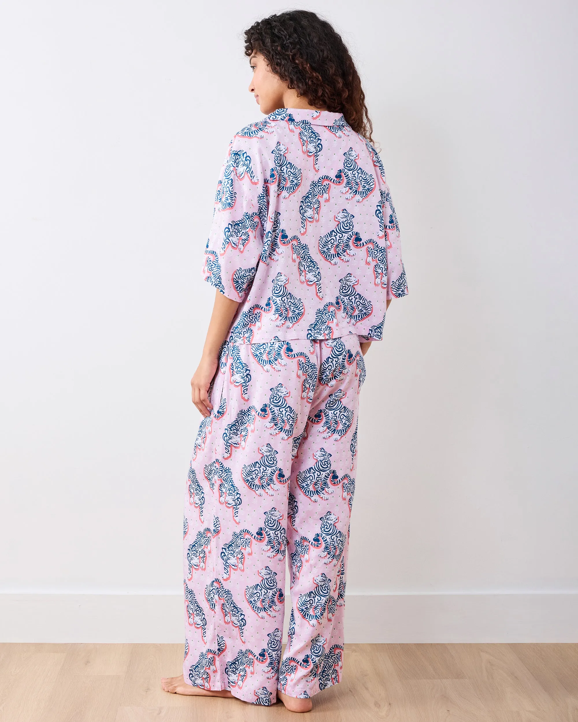 Tiger Queen - Petite Eco Satin Wildest Dreams Set - Blush & Bashful sold by Printfresh product image thumbnail 4