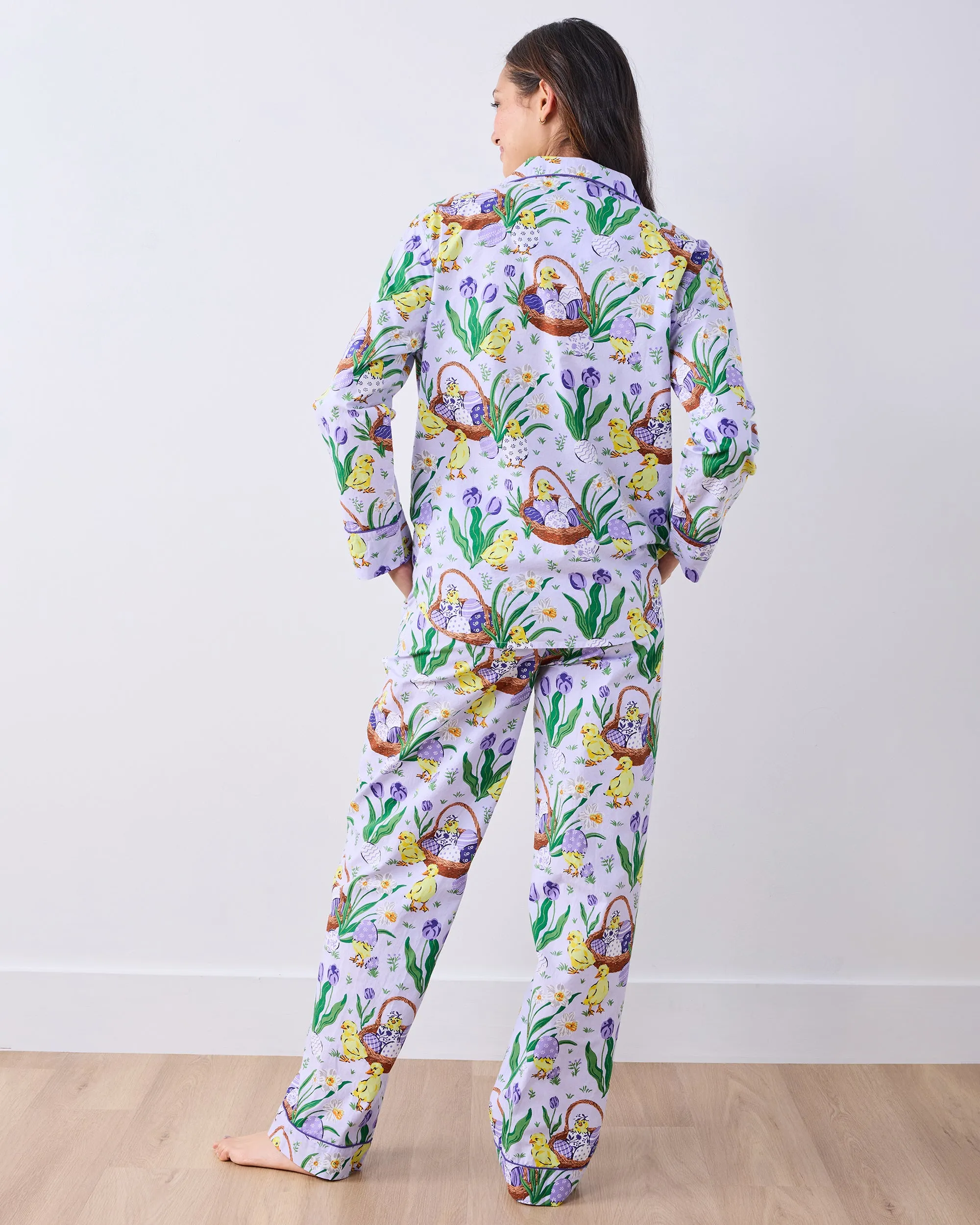 Egg Hunt - Long PJ Set - Dusty Lilac sold by Printfresh product image thumbnail 3