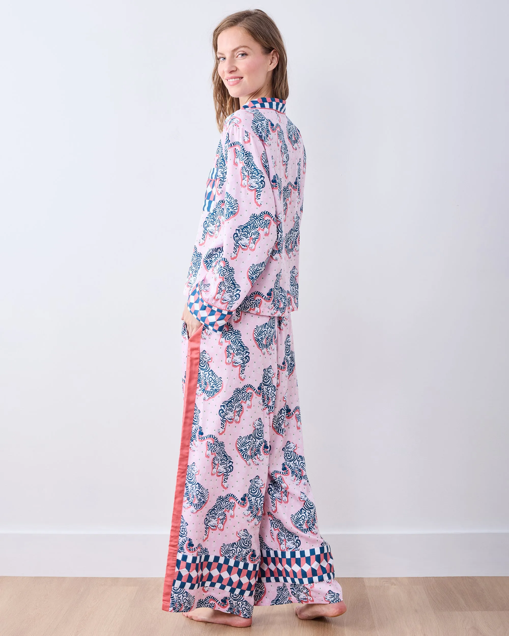 Tiger Queen - Tall Eco Satin Rittenhouse Set - Blush & Bashful sold by Printfresh product image thumbnail 5