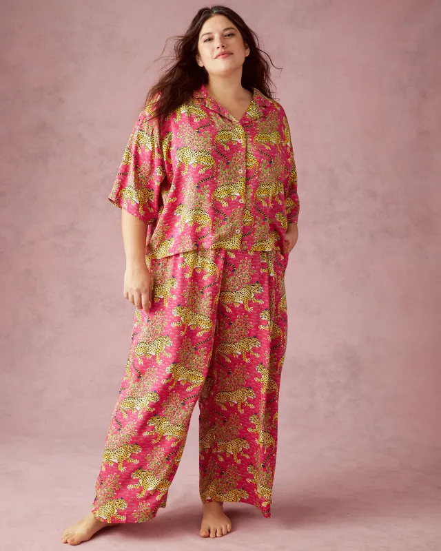 Bagheera - Tall Eco Satin Wildest Dreams Set - Hot Pink made by Printfresh
