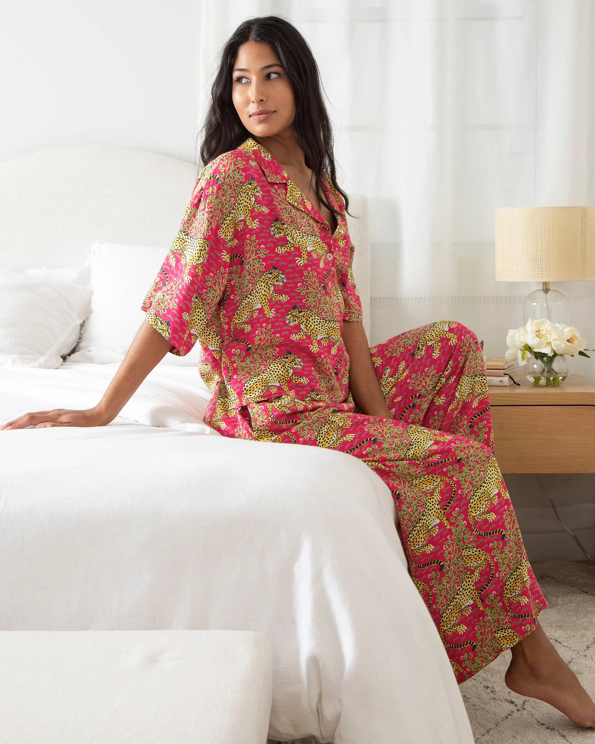 Bagheera - Petite Eco Satin Wildest Dreams Set - Hot Pink sold by Printfresh product image thumbnail 5