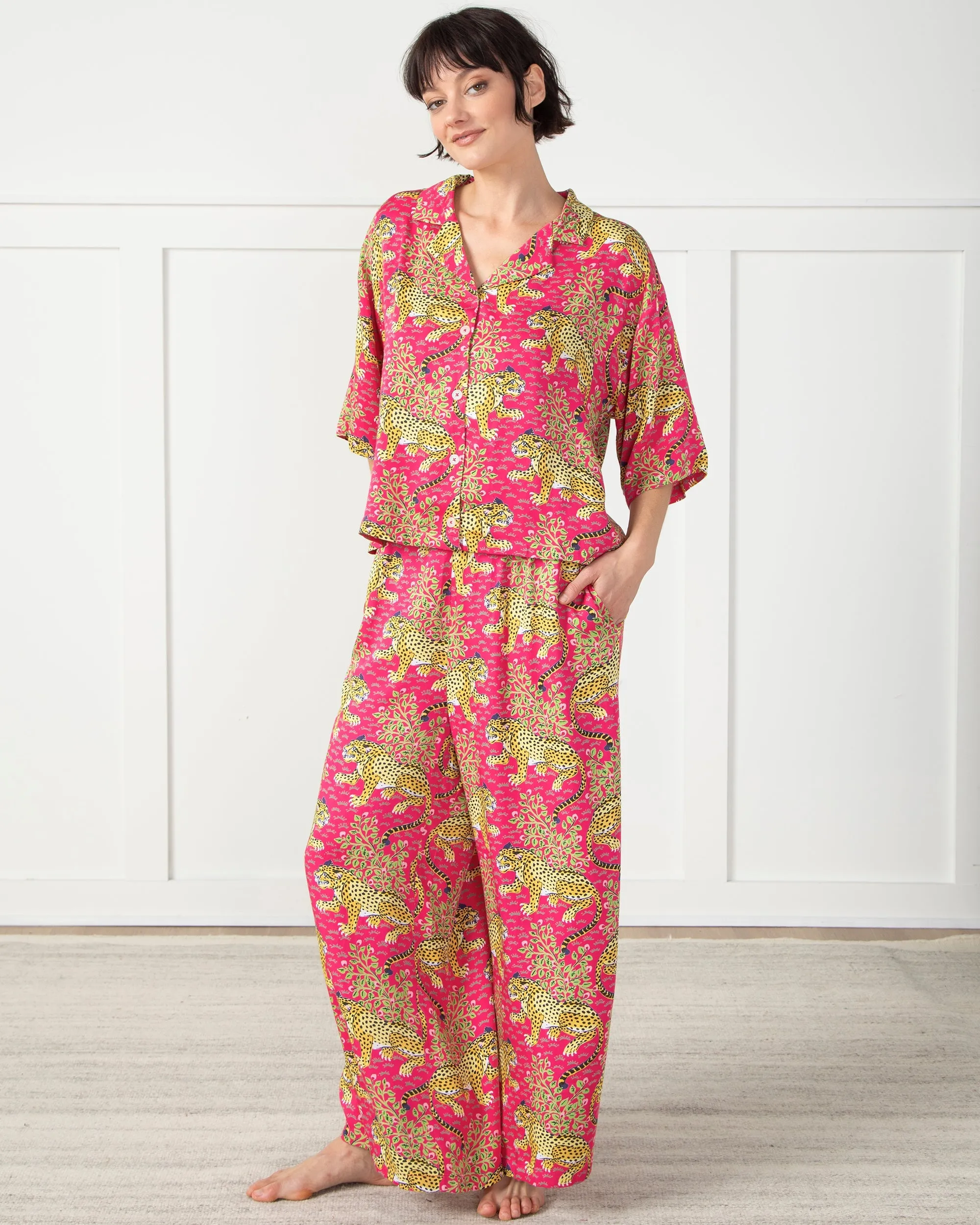 Bagheera - Petite Eco Satin Wildest Dreams Set - Hot Pink sold by Printfresh