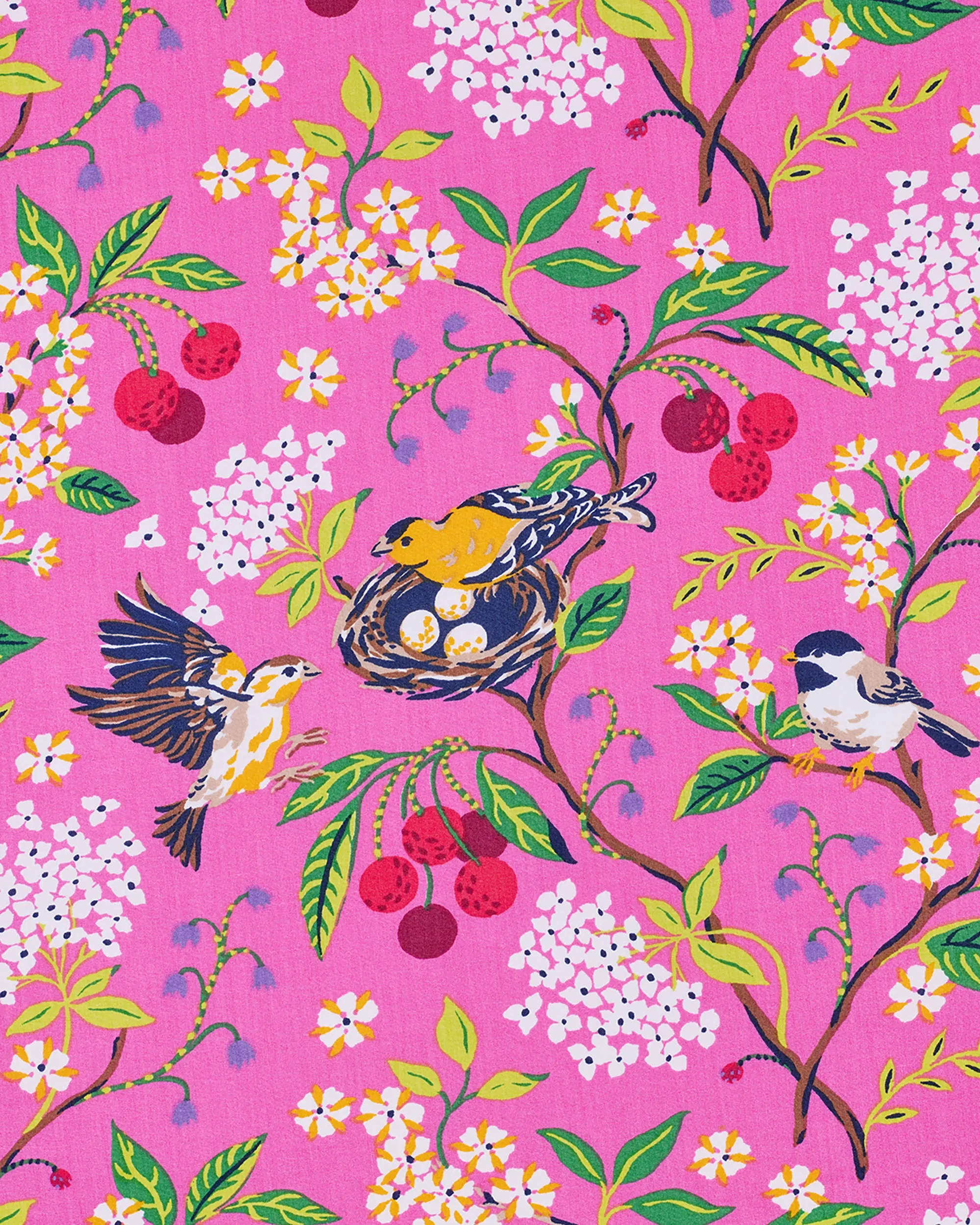 Bird & Blossom - Tall PJ Pants - Fuchsia Berry sold by Printfresh product image thumbnail 5