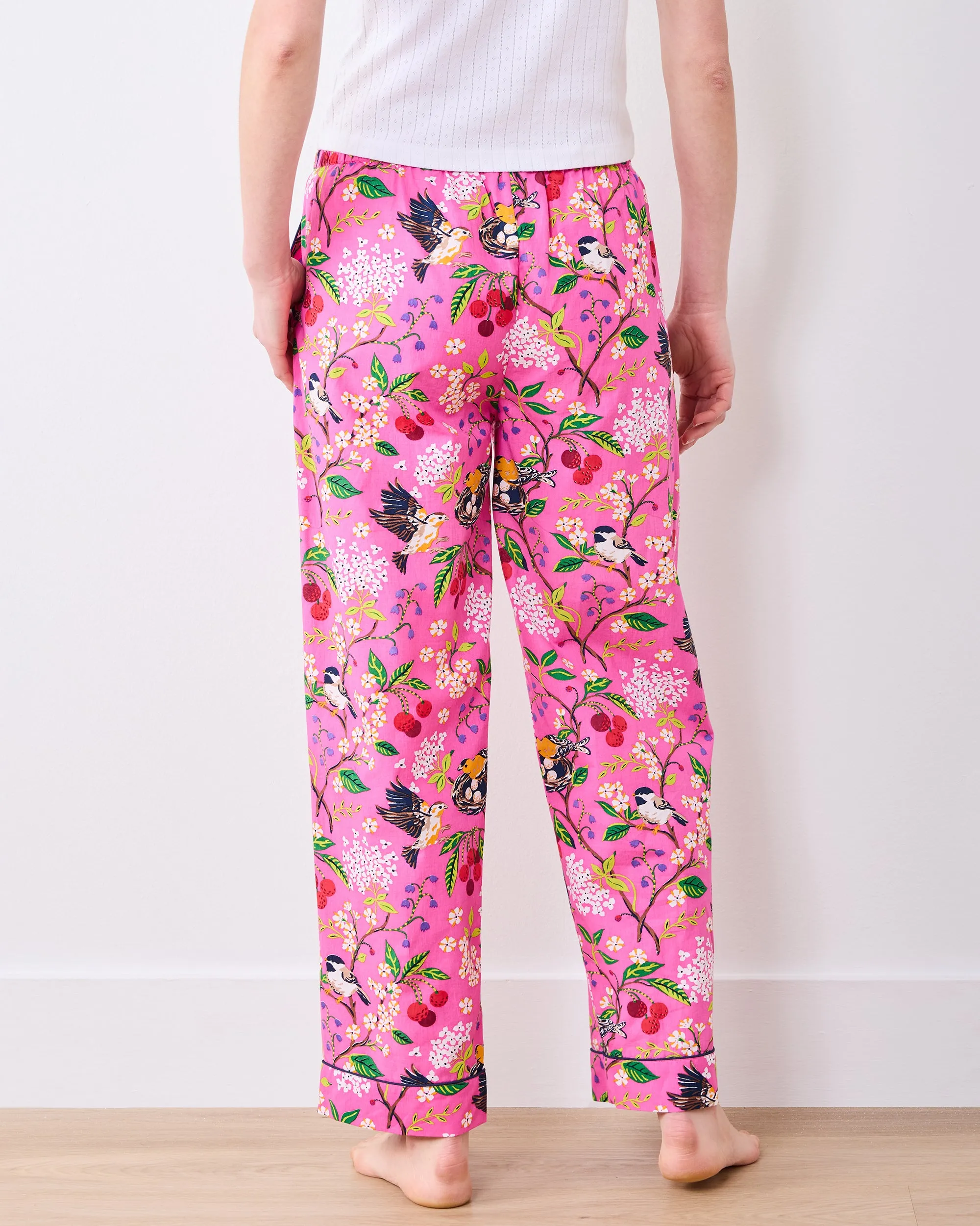 Bird & Blossom - PJ Pant - Fuchsia Berry sold by Printfresh product image thumbnail 4