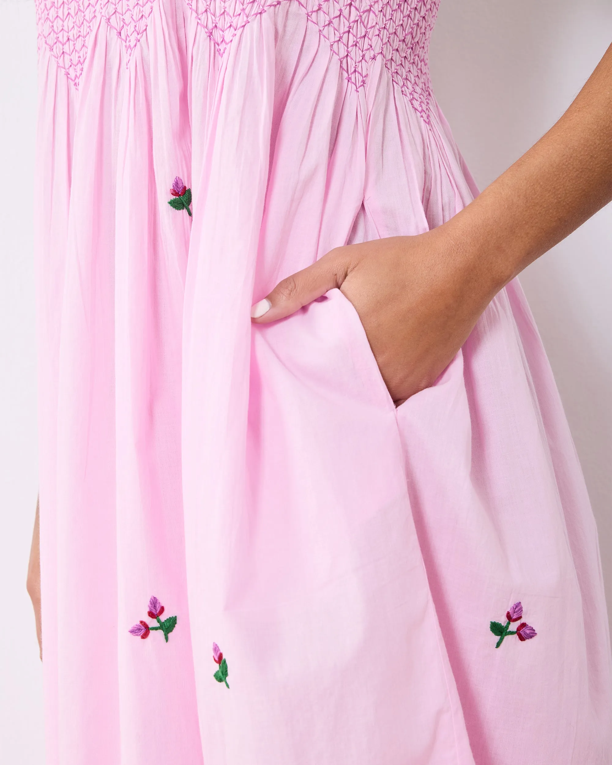 Green Thumb - Naya Nightie - Pink Cosmos sold by Printfresh product image thumbnail 3