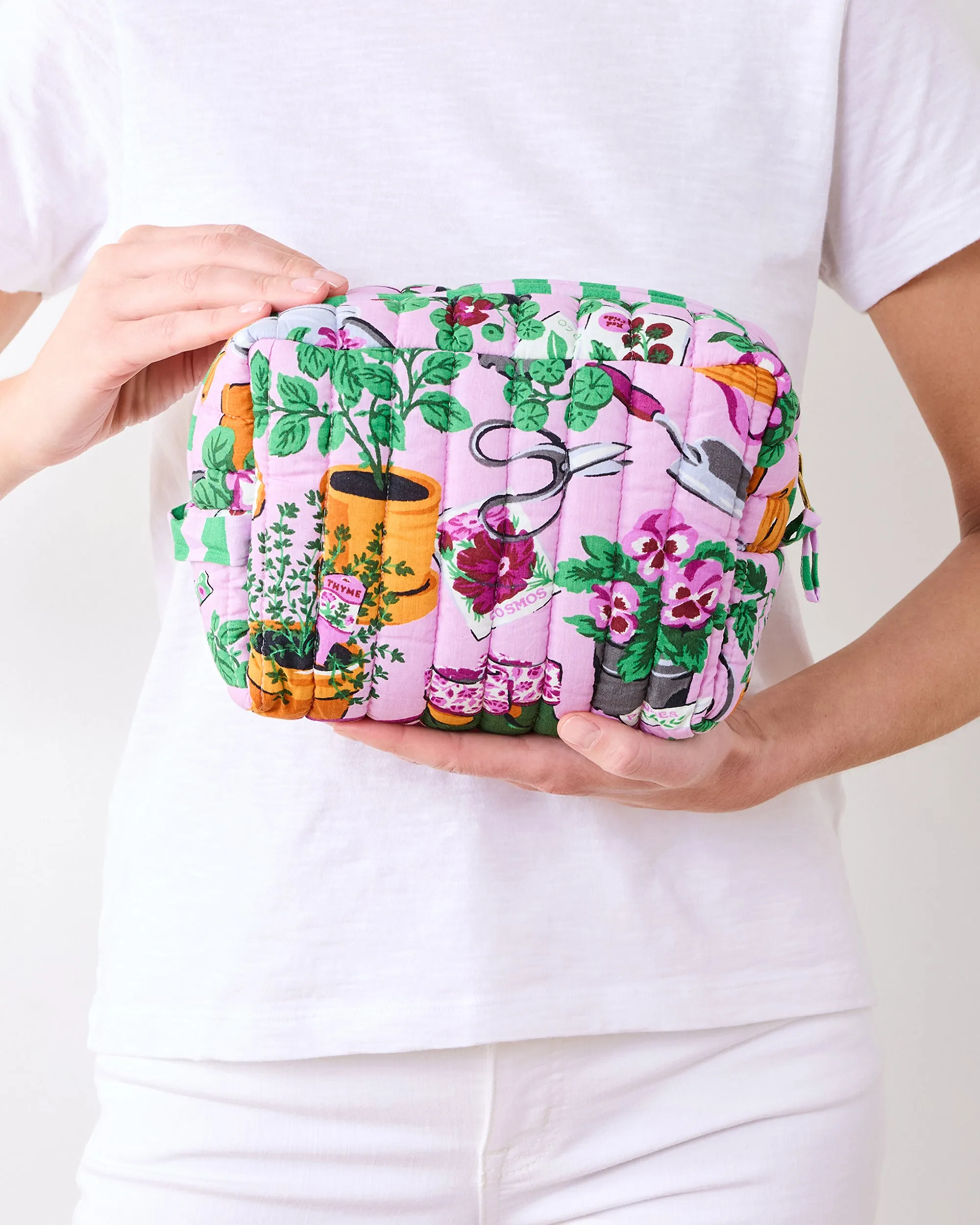 Green Thumb - Three’s Best Pouch Set - Pink Cosmos sold by Printfresh product image thumbnail 5