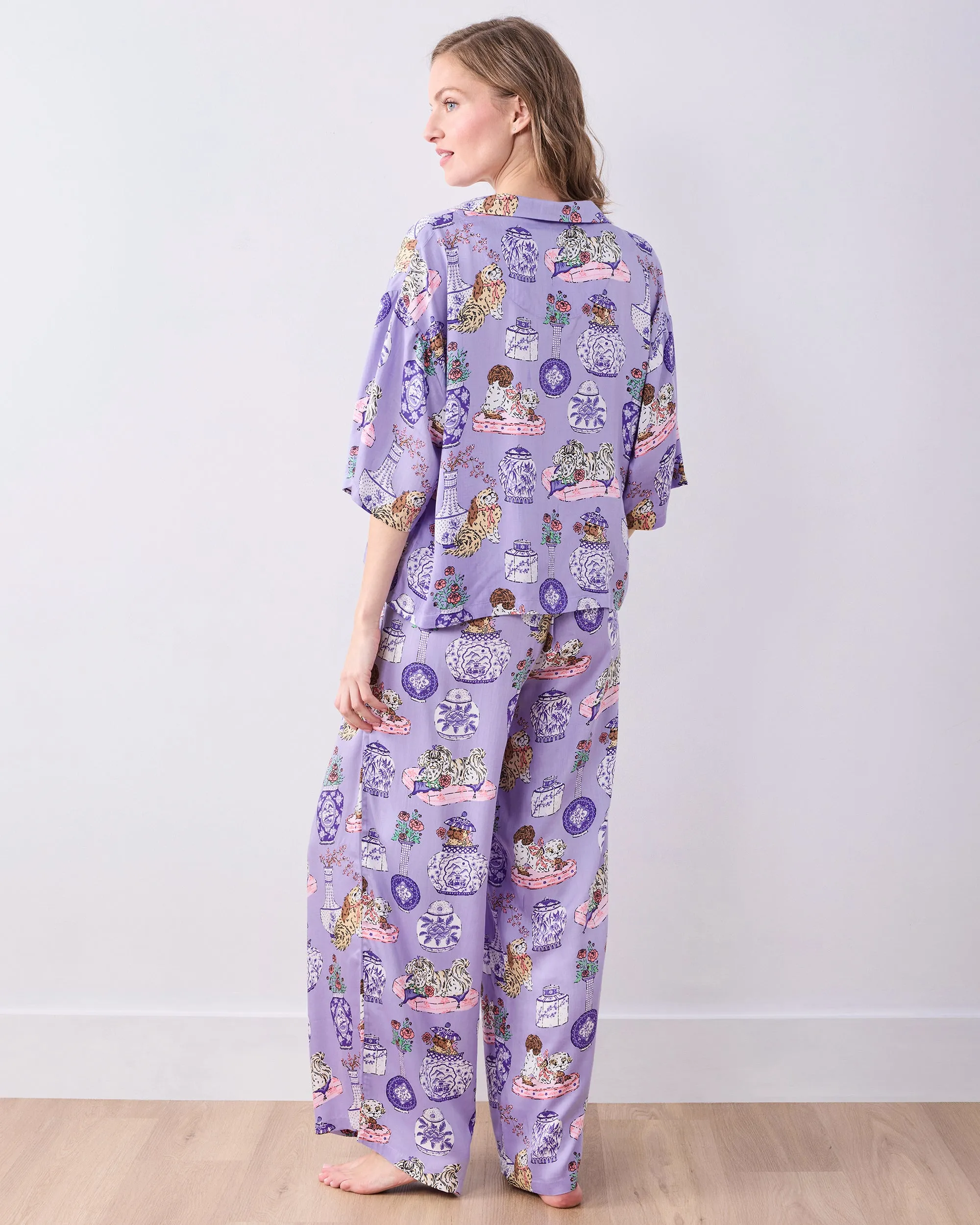 Fancy Dogs - Eco Satin Wildest Dreams Set - Lavender Glaze sold by Printfresh product image thumbnail 5