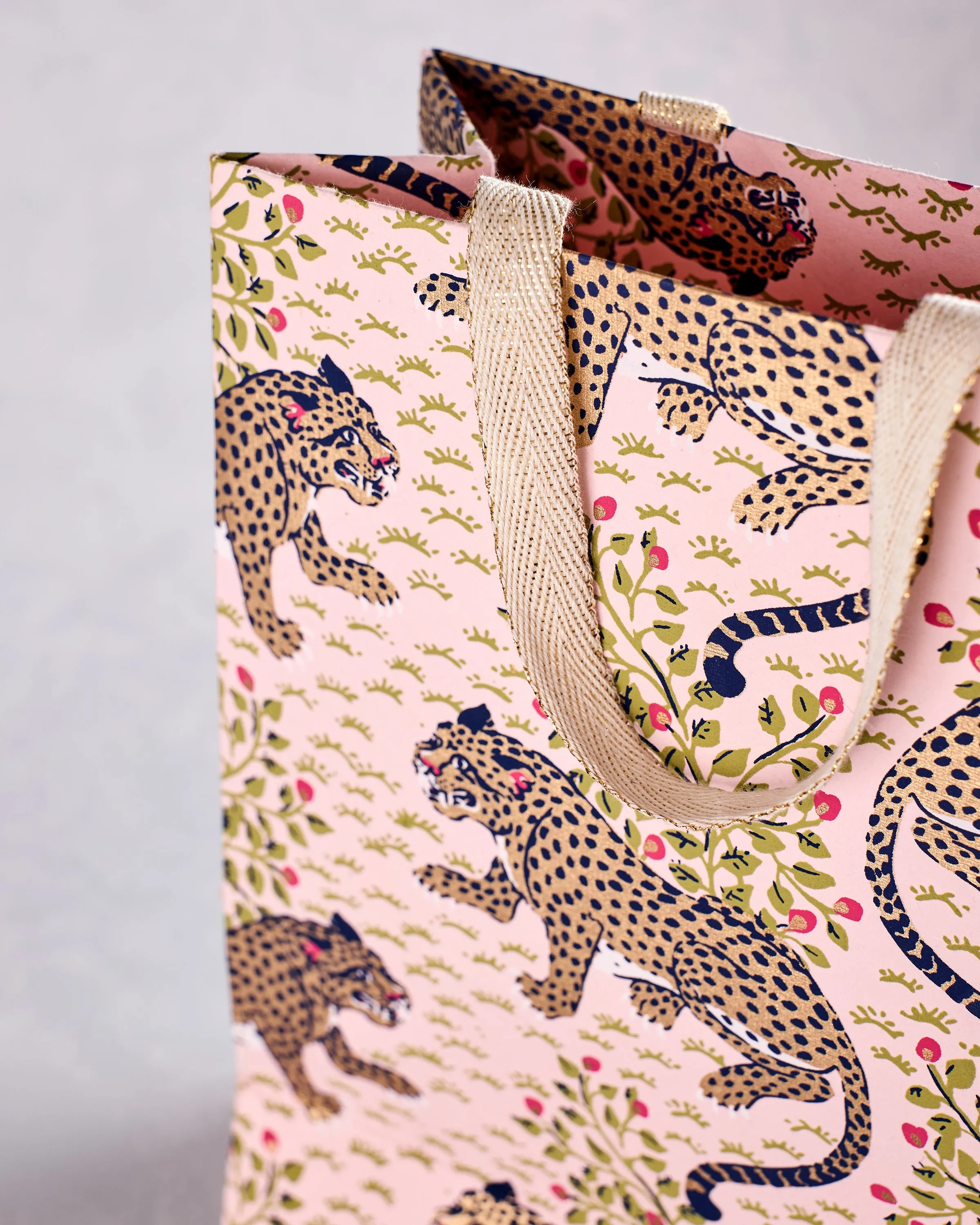 Bagheera - Handmade Small Gift Bag - Blush sold by Printfresh product image thumbnail 2