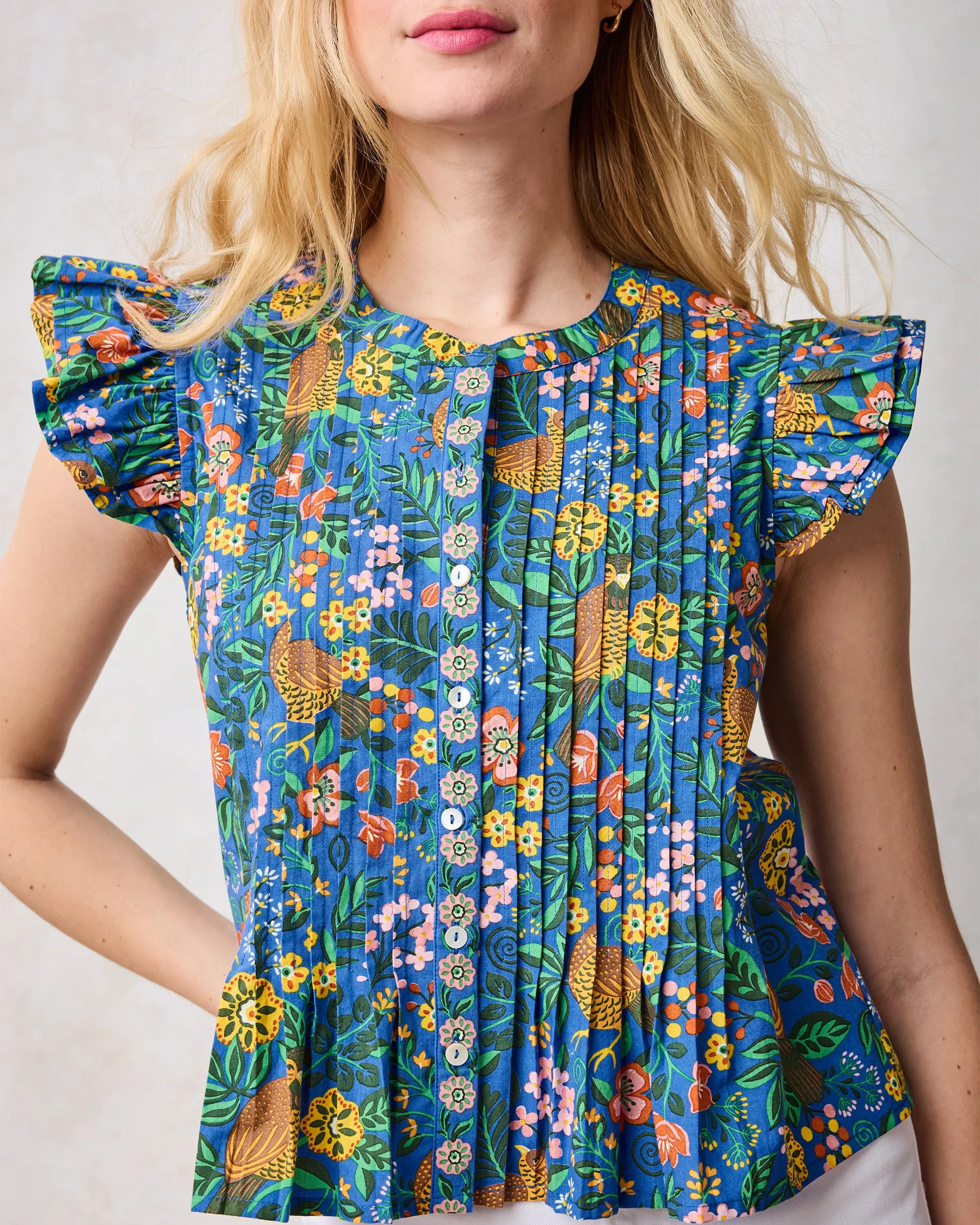 Willow Wren - Katie Blouse & Now or Later Skirt Bundle - Oasis sold by Printfresh product image thumbnail 3