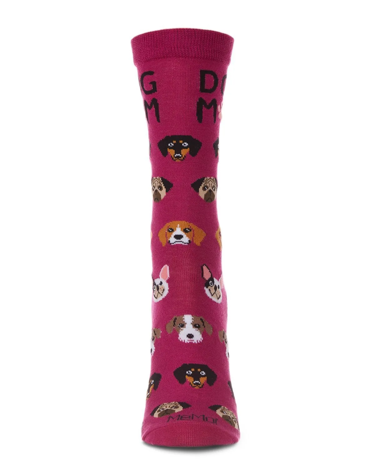 Fuchsia - Dog Mom Bamboo Crew - Infinity Classics sold by Printfresh product image thumbnail 2