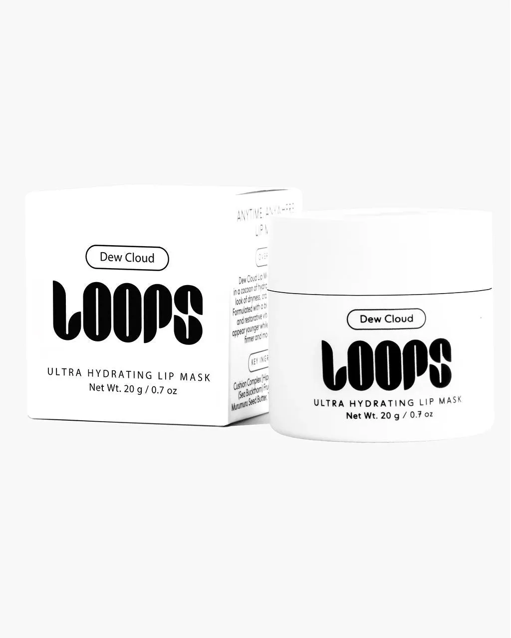 White - Loops Dew Cloud Lip Mask - Loops sold by Printfresh product image thumbnail 2