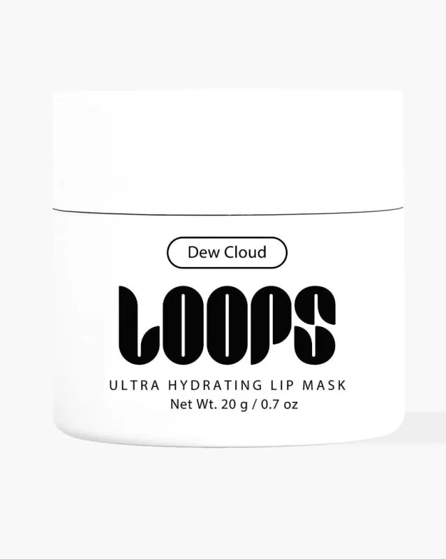 White - Loops Dew Cloud Lip Mask - Loops sold by Printfresh