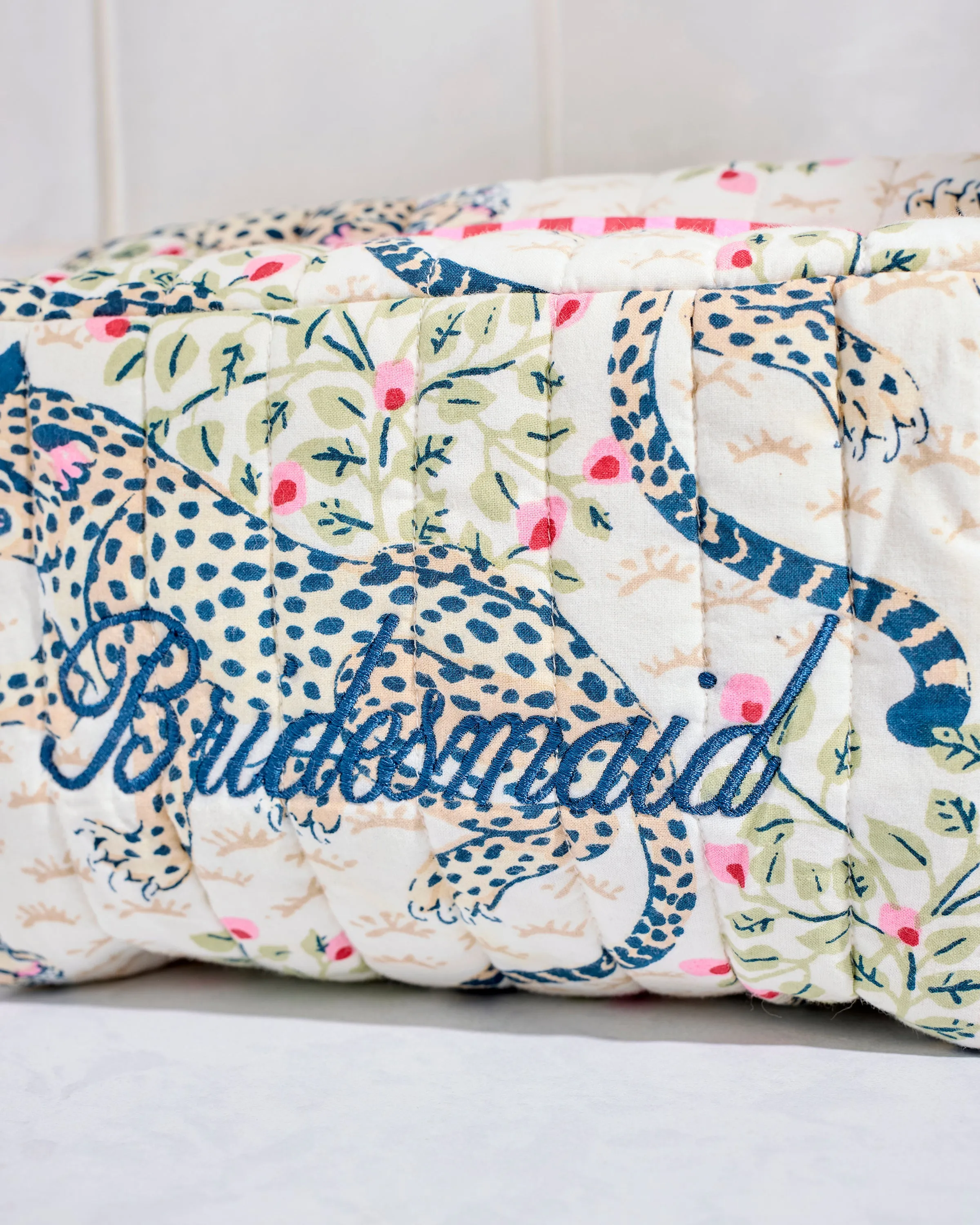 Bagheera - Quilted Bridesmaid Pouch - Wedding Cake sold by Printfresh product image thumbnail 4