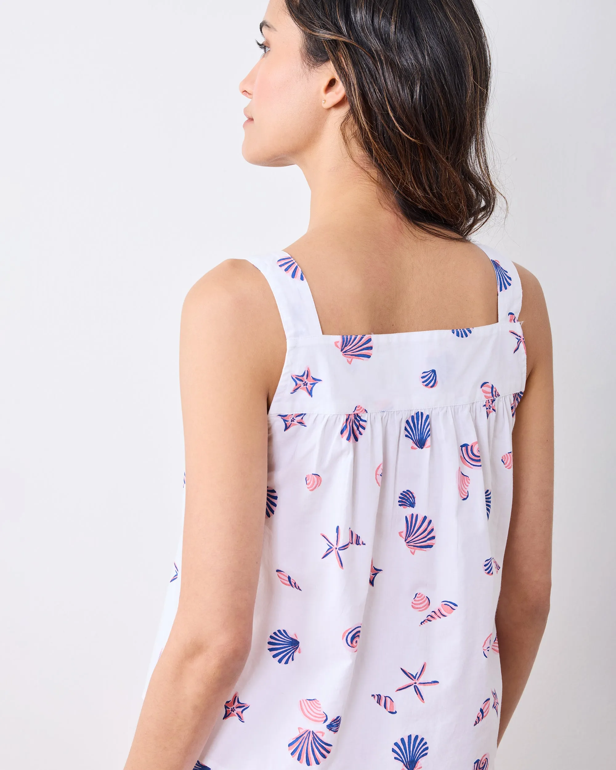 Scattered Shells - Back to Bed Short Set - Pink Cloud sold by Printfresh product image thumbnail 3