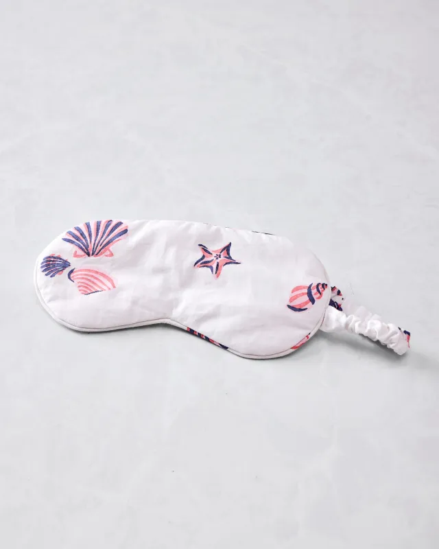Scattered Shells - Eye Mask - Pink Cloud made by Printfresh