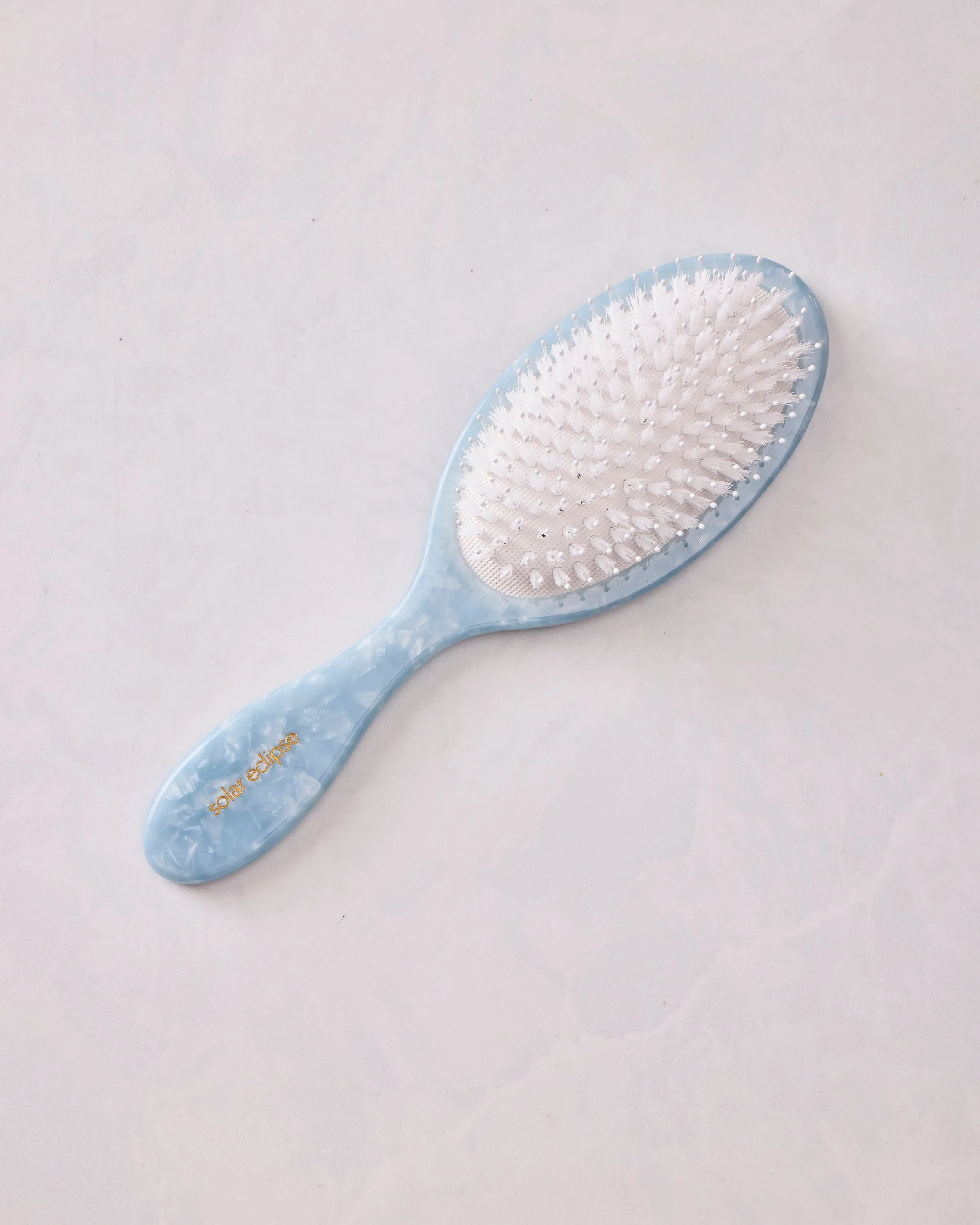 Blue Combo - Hand Painted Hydrangea Amazing Hair Day Brush - Solar Eclipse sold by Printfresh product image thumbnail 3