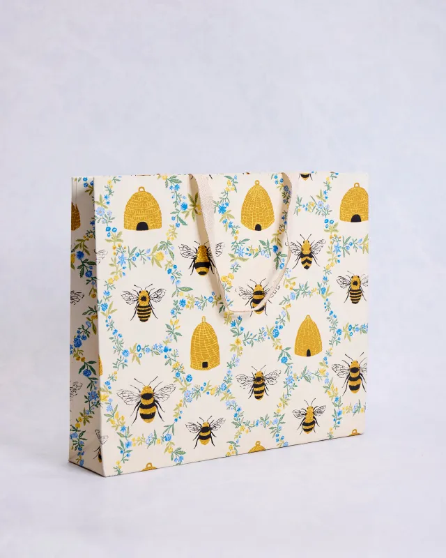 Sweet Bee - Paper Gift Bag - Sweet Cream made by Printfresh