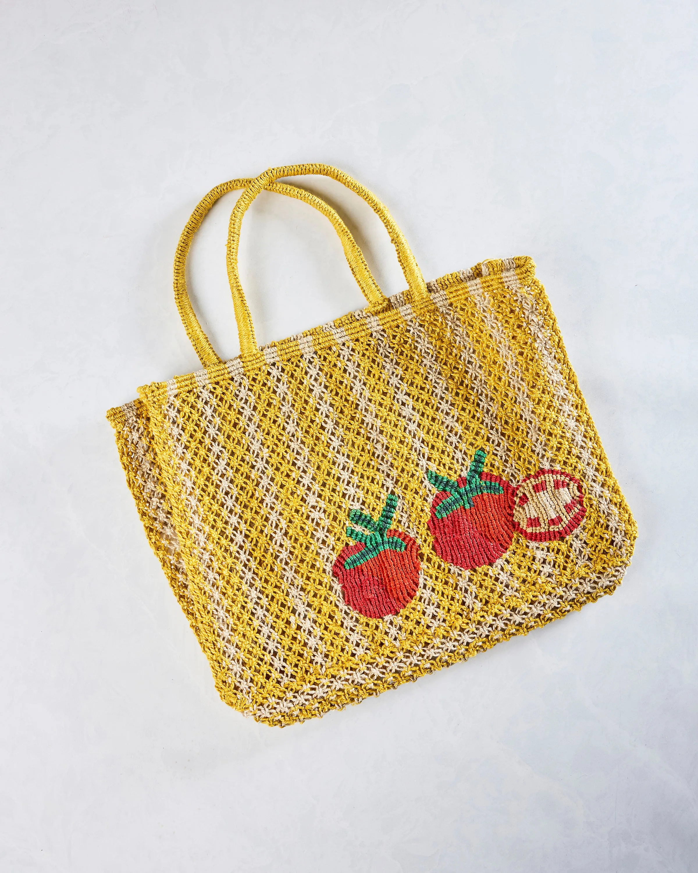The Jacksons - Tomatoes Yellow Stripe Bag - Multi sold by Printfresh product image thumbnail 2