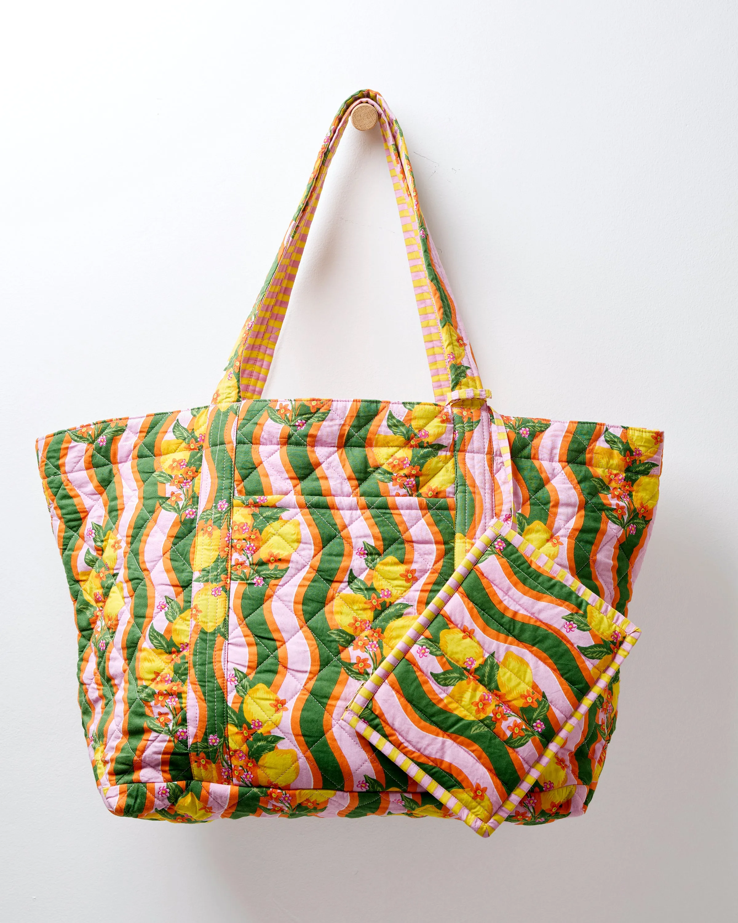 Lemon Twist - Weekender Bag - Limoncello sold by Printfresh product image thumbnail 2